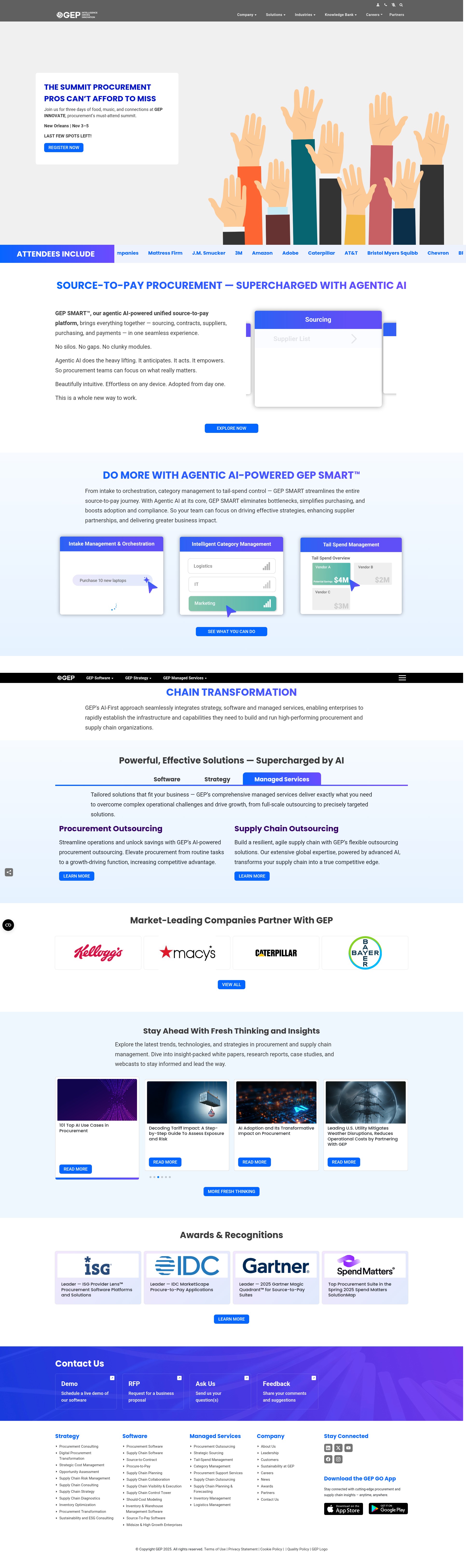 Screenshot of www.gep.com