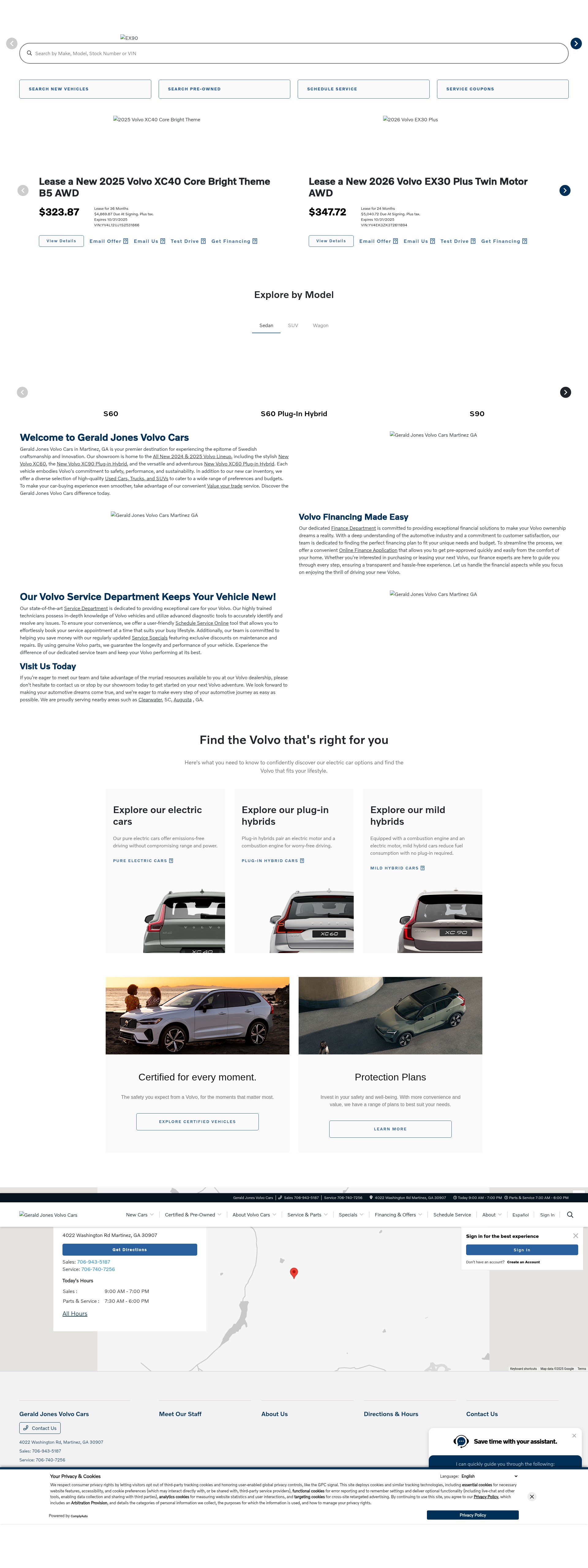 Screenshot of www.geraldjonesvolvocars.com