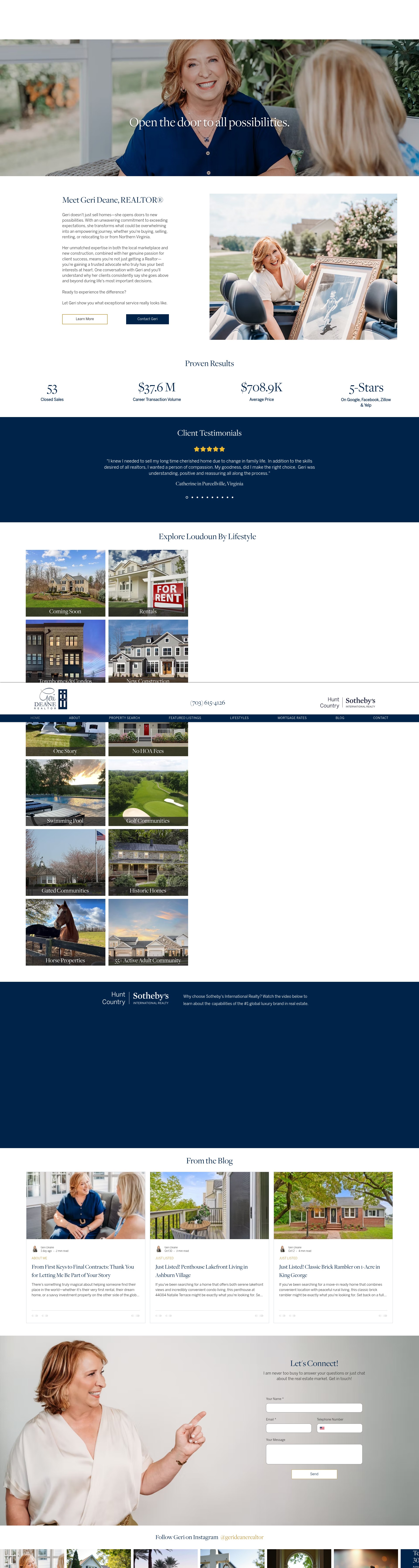 Screenshot of www.gerideane.com