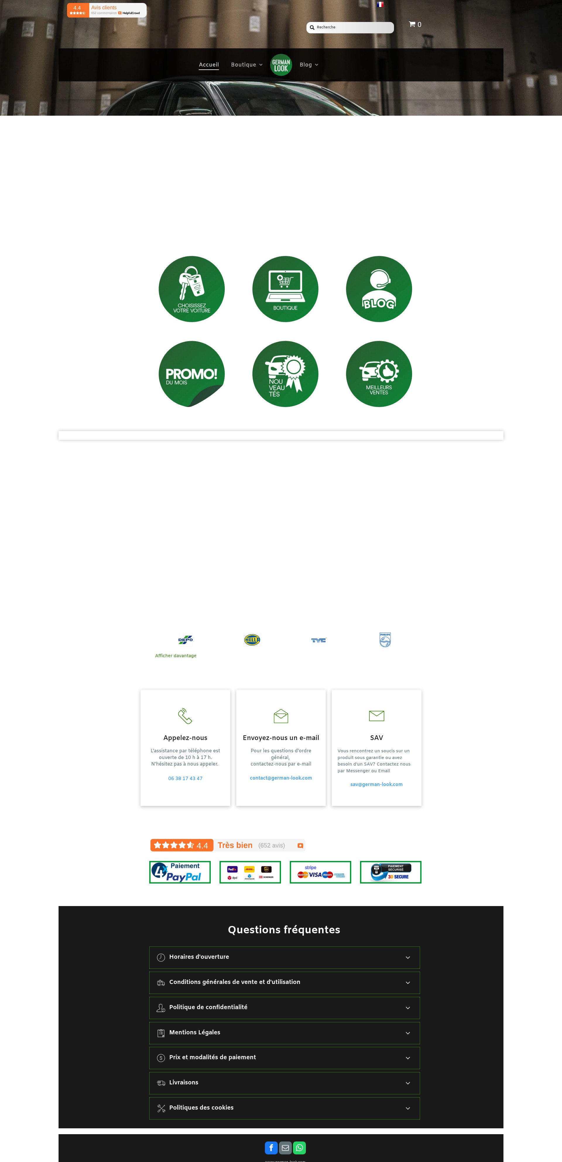 Screenshot of www.german-look.com