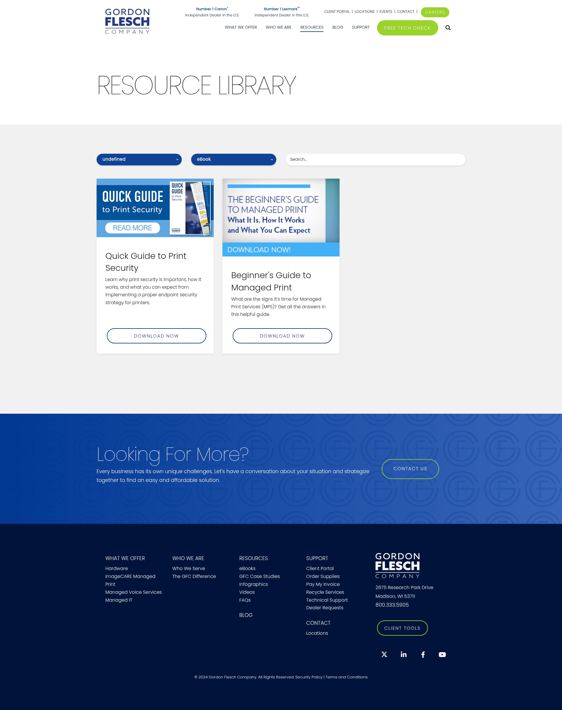 Screenshot of www.gflesch.com