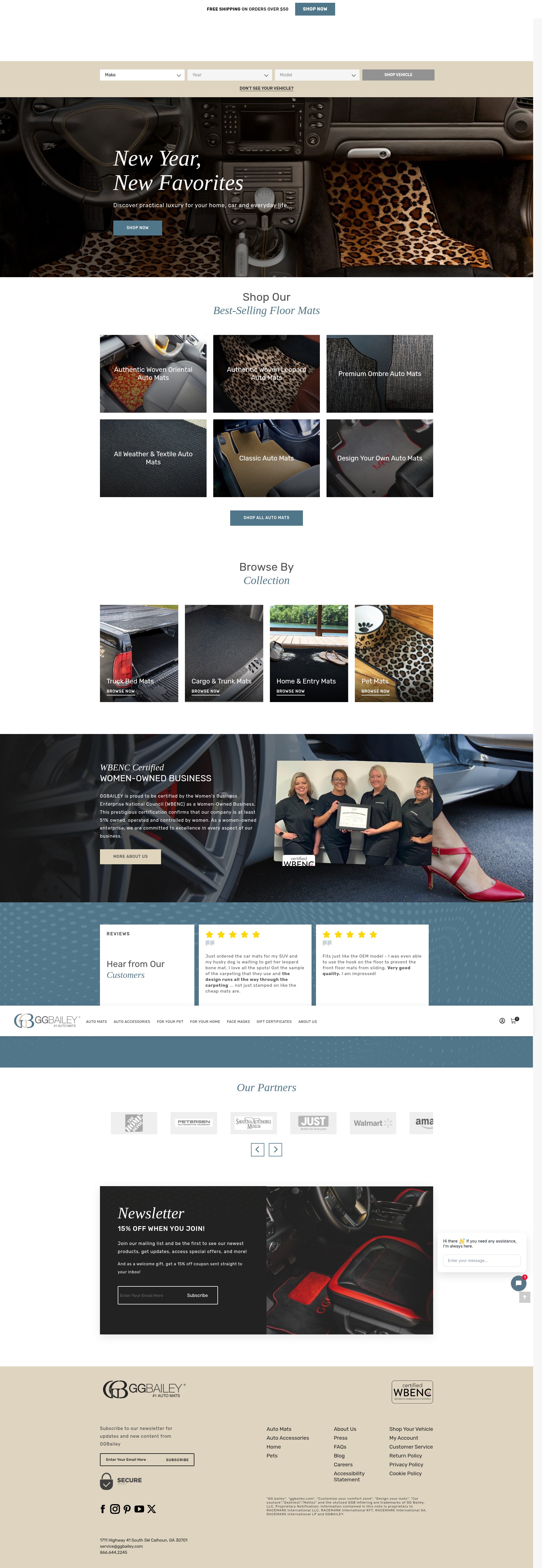 Screenshot of www.ggbailey.com