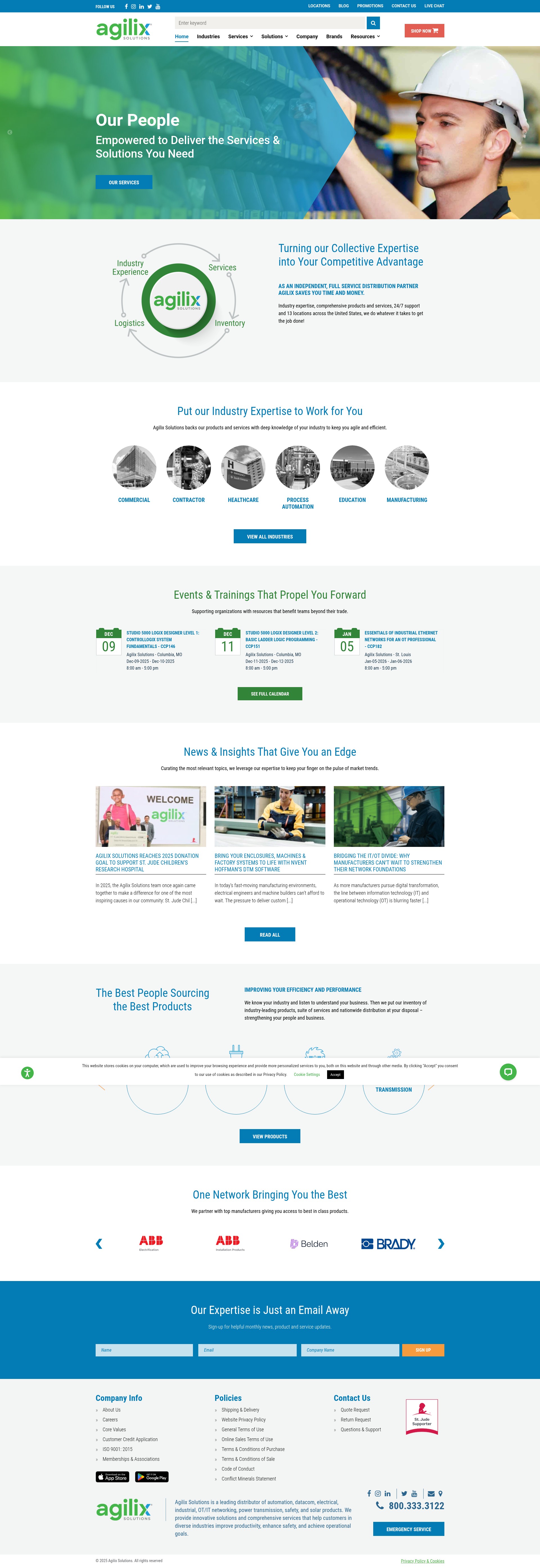 Screenshot of www.goagilix.com