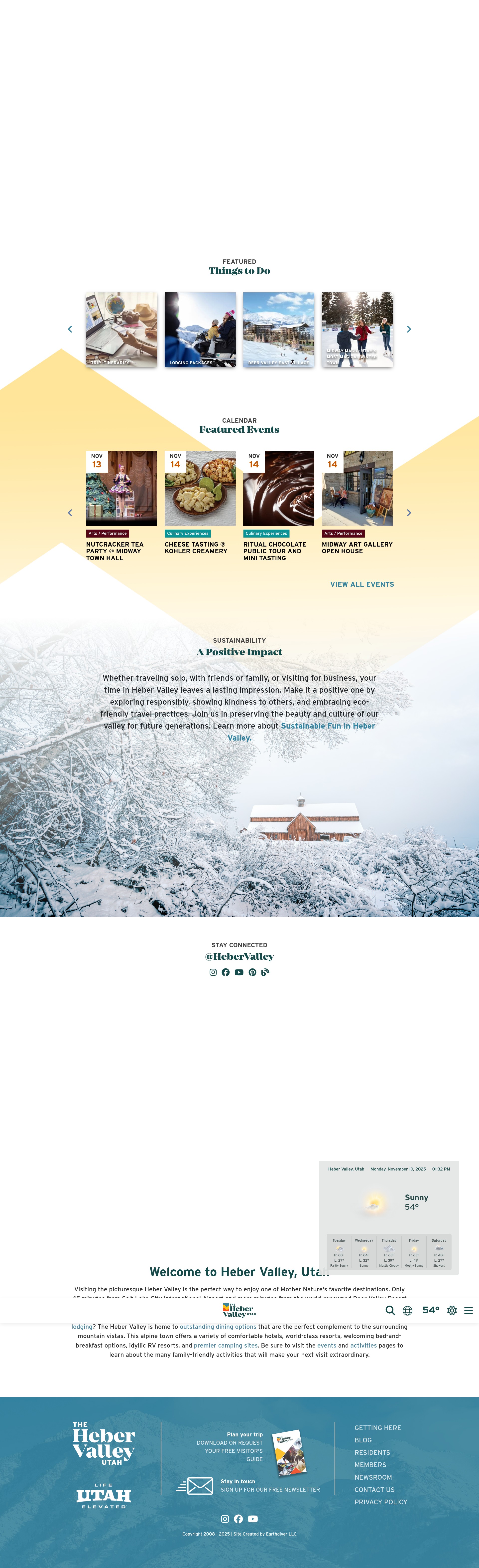 Screenshot of www.gohebervalley.com