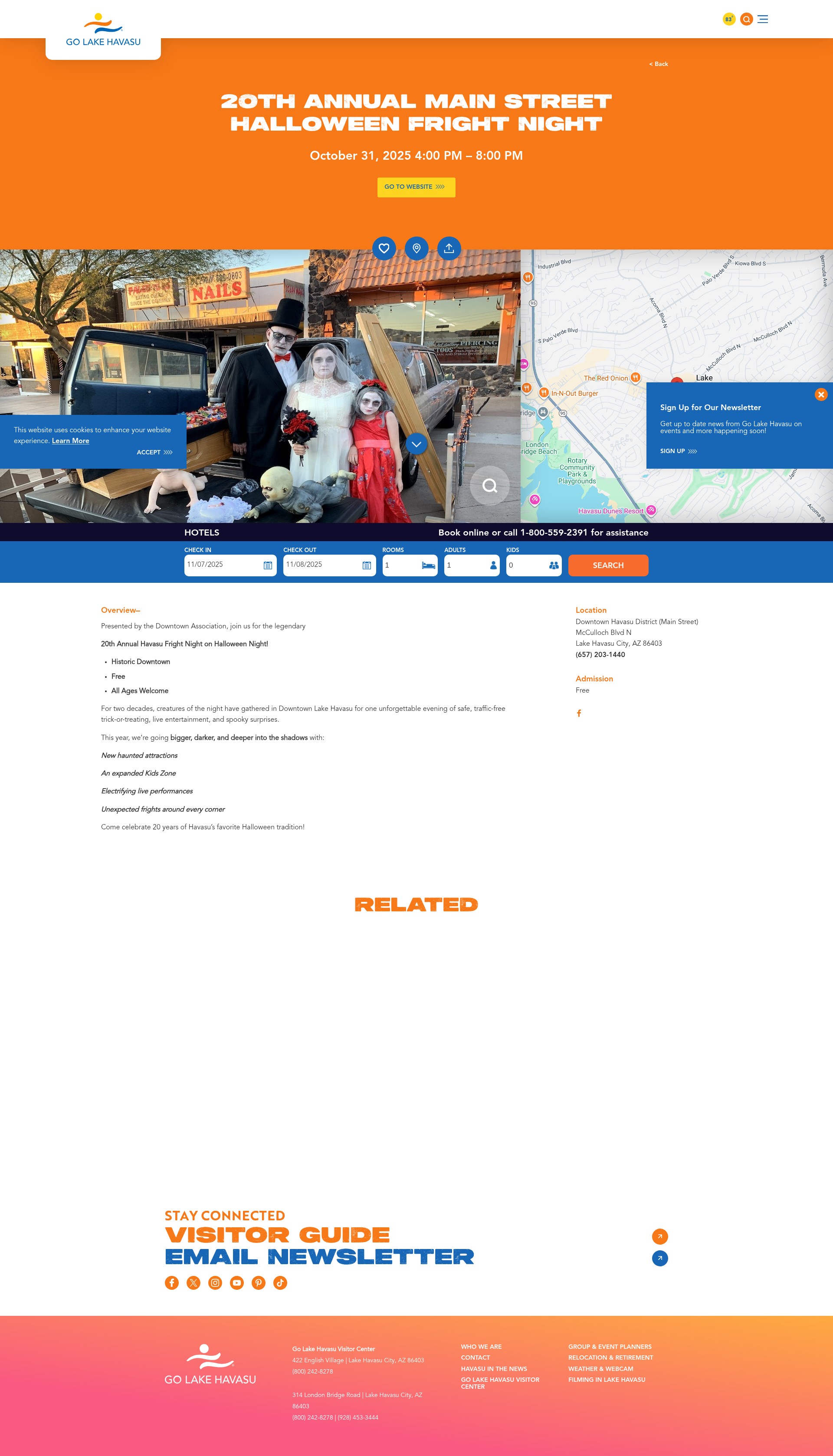 Screenshot of www.golakehavasu.com