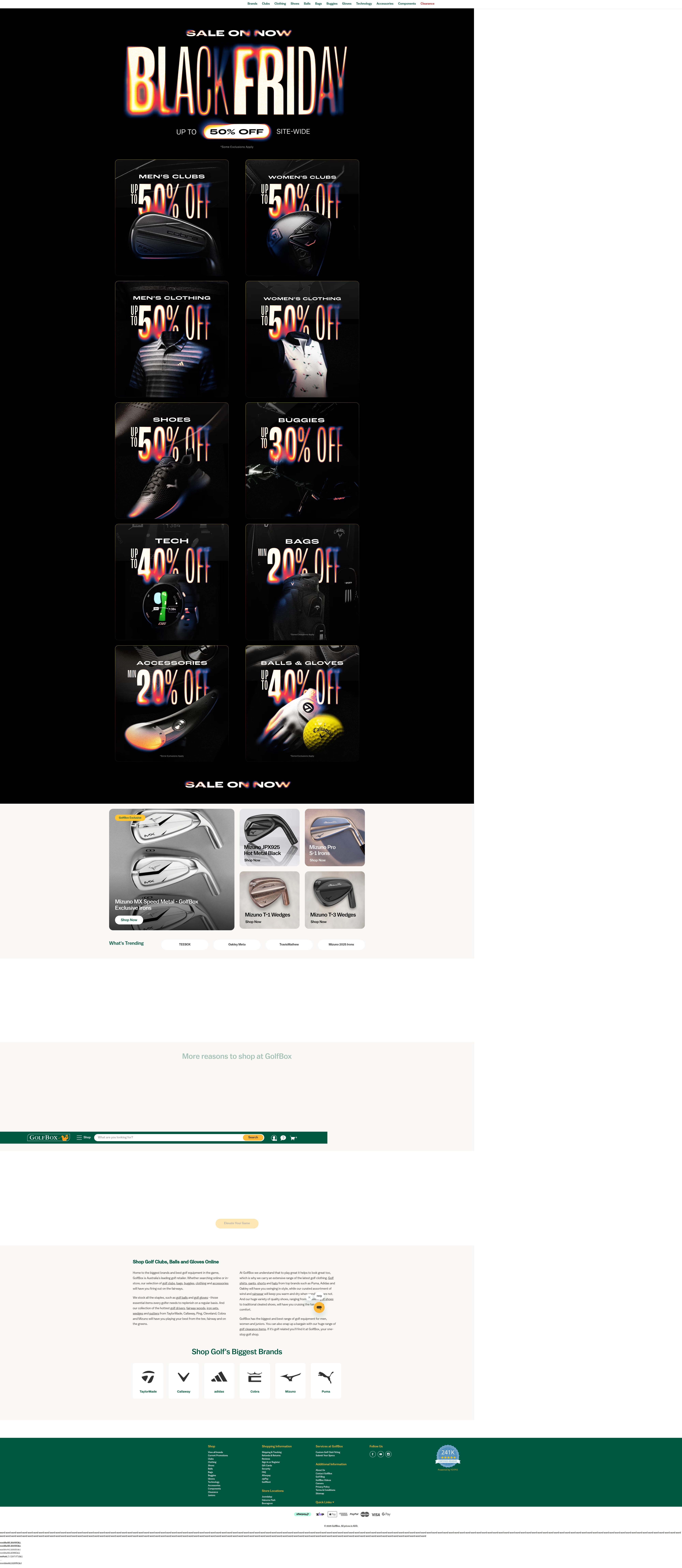 Screenshot of www.golfbox.com.au