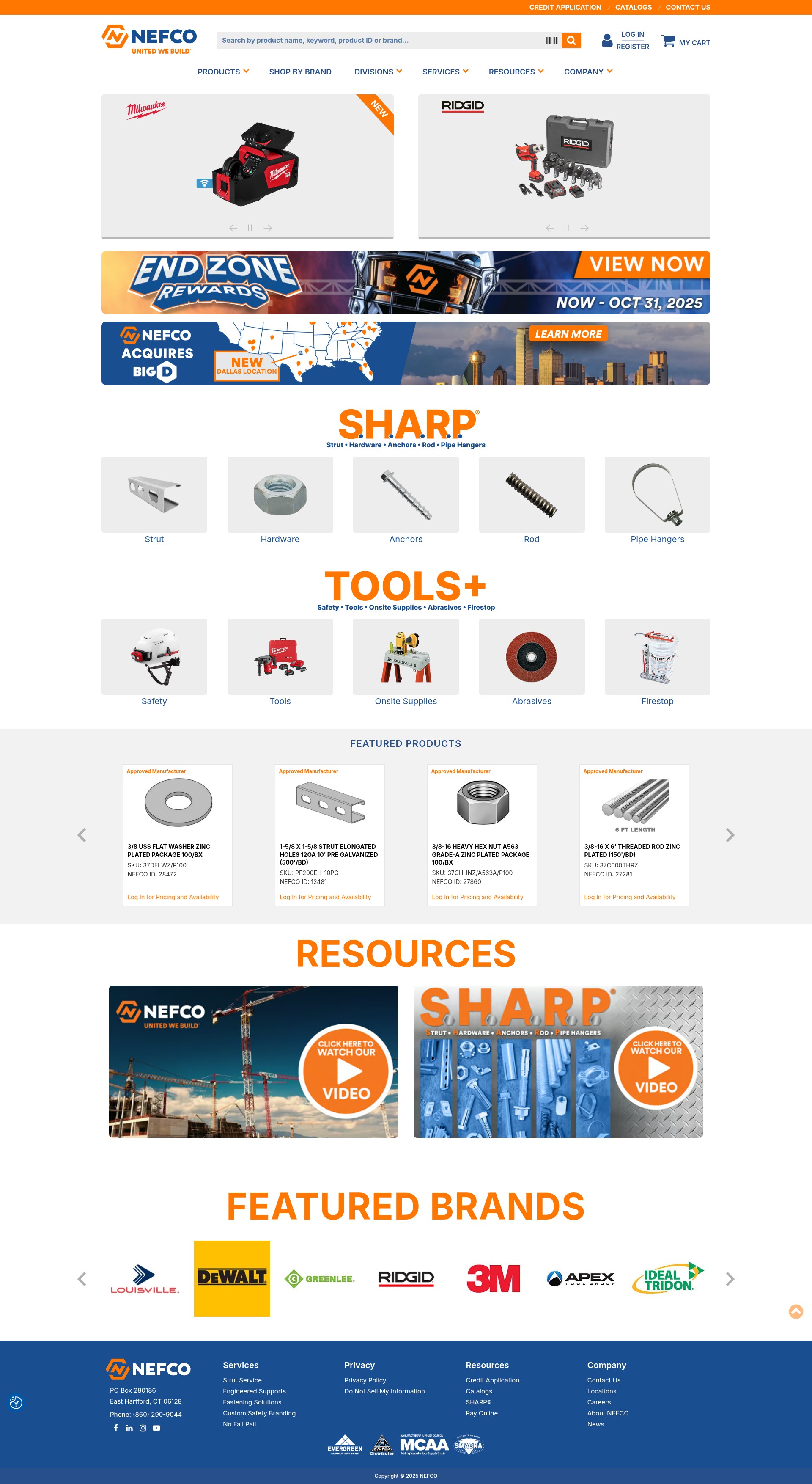 Screenshot of www.gonefco.com