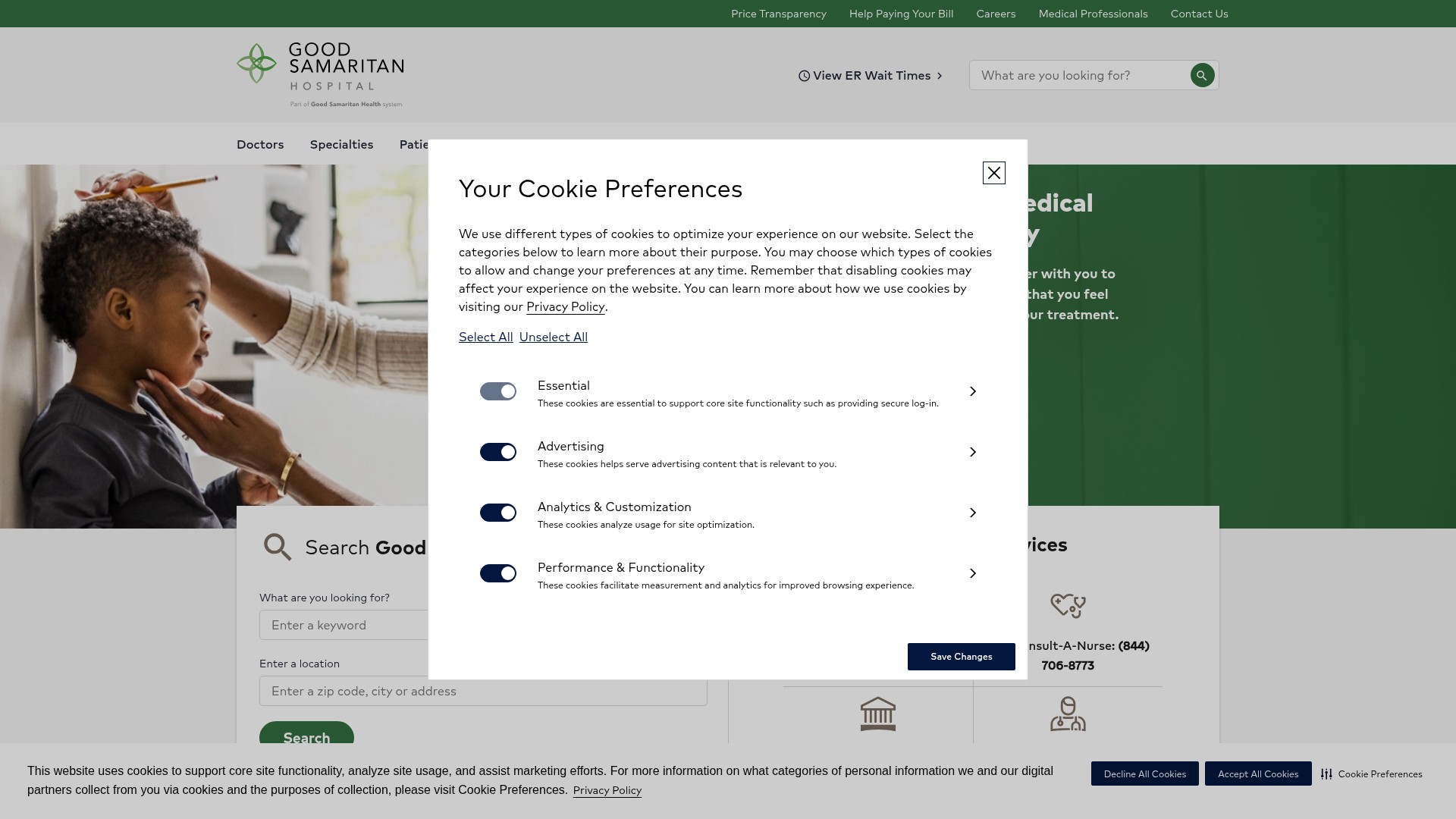 Screenshot of www.goodsamsanjose.com