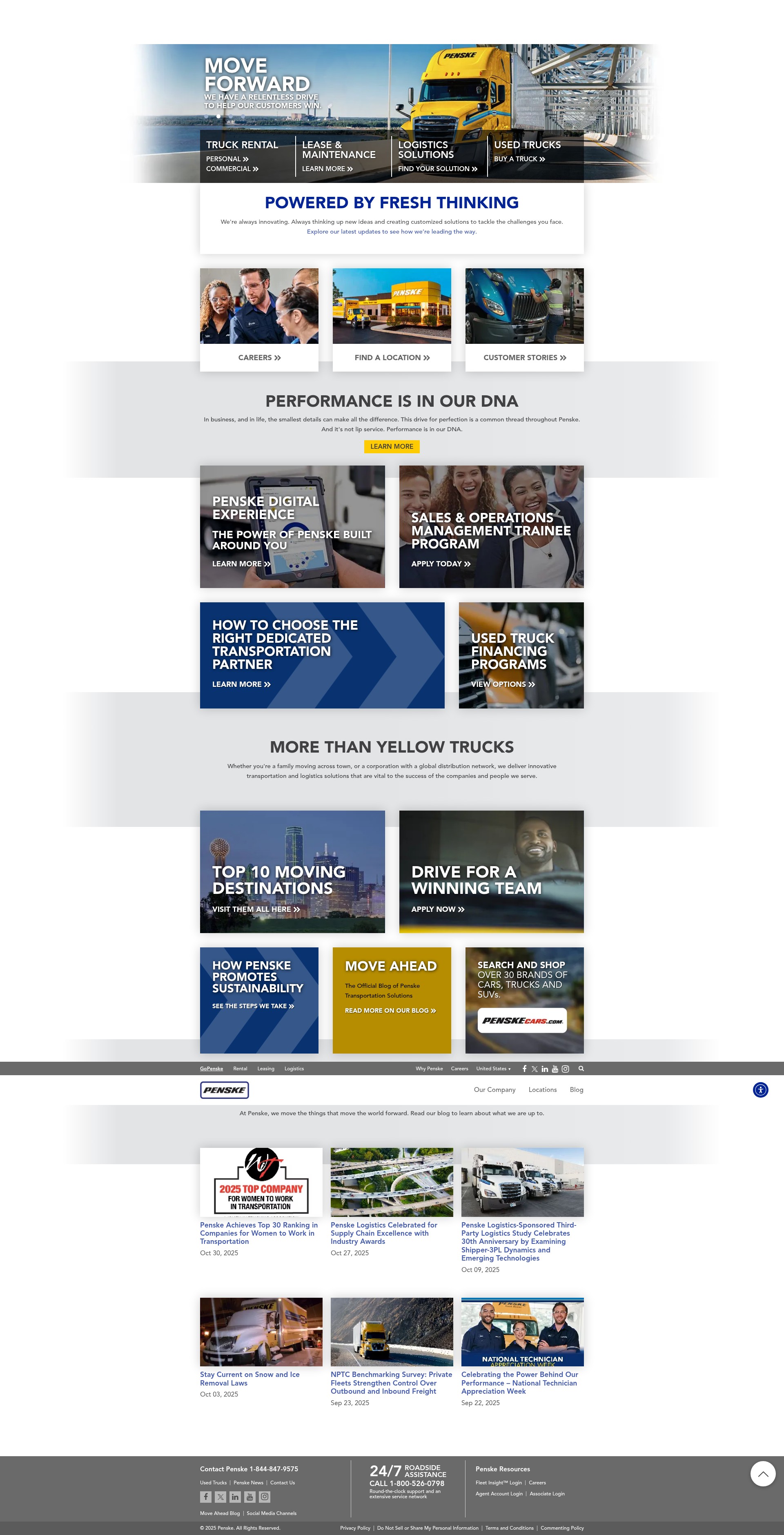 Screenshot of www.gopenske.com
