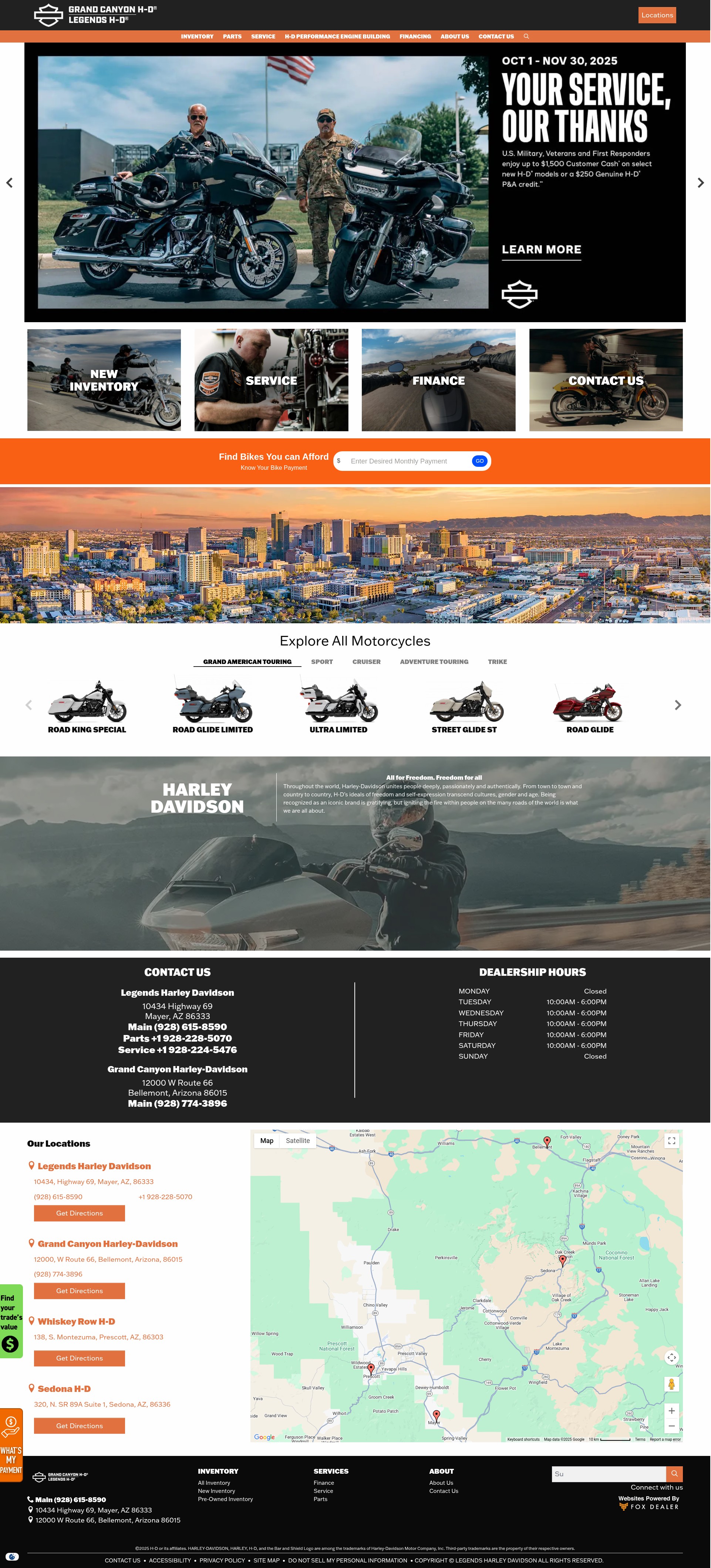 Screenshot of www.grandcanyonhd.com