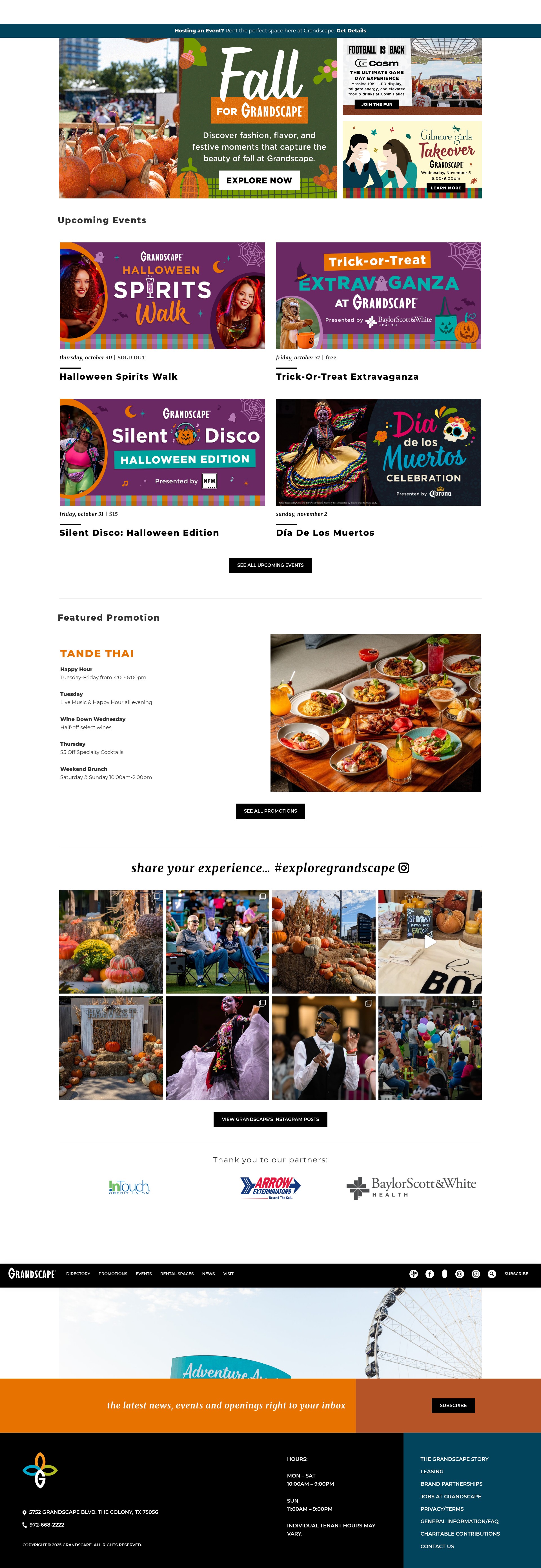 Screenshot of www.grandscape.com