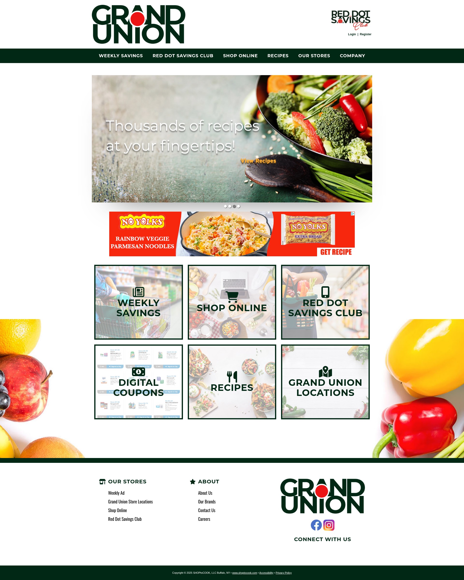 Screenshot of www.grandunion.com