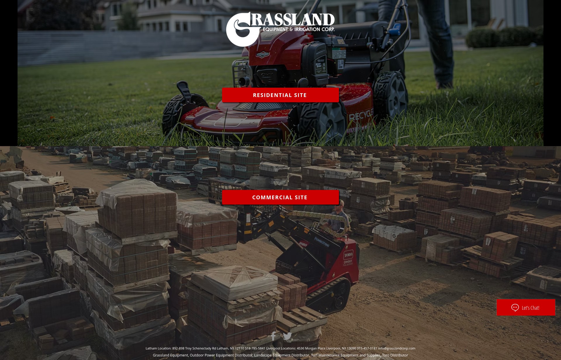 Screenshot of www.grasslandcorp.com