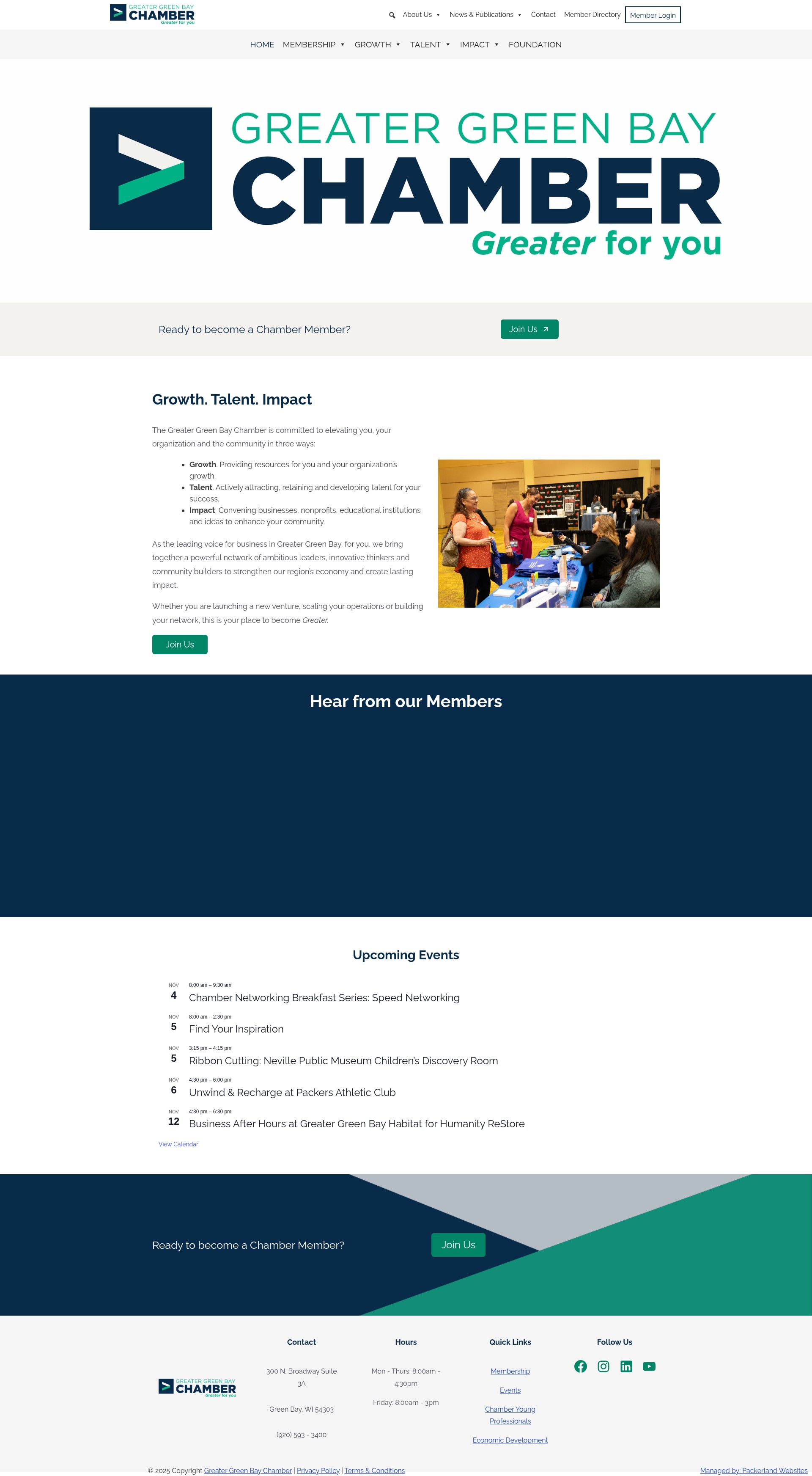 Screenshot of www.greatergbc.org