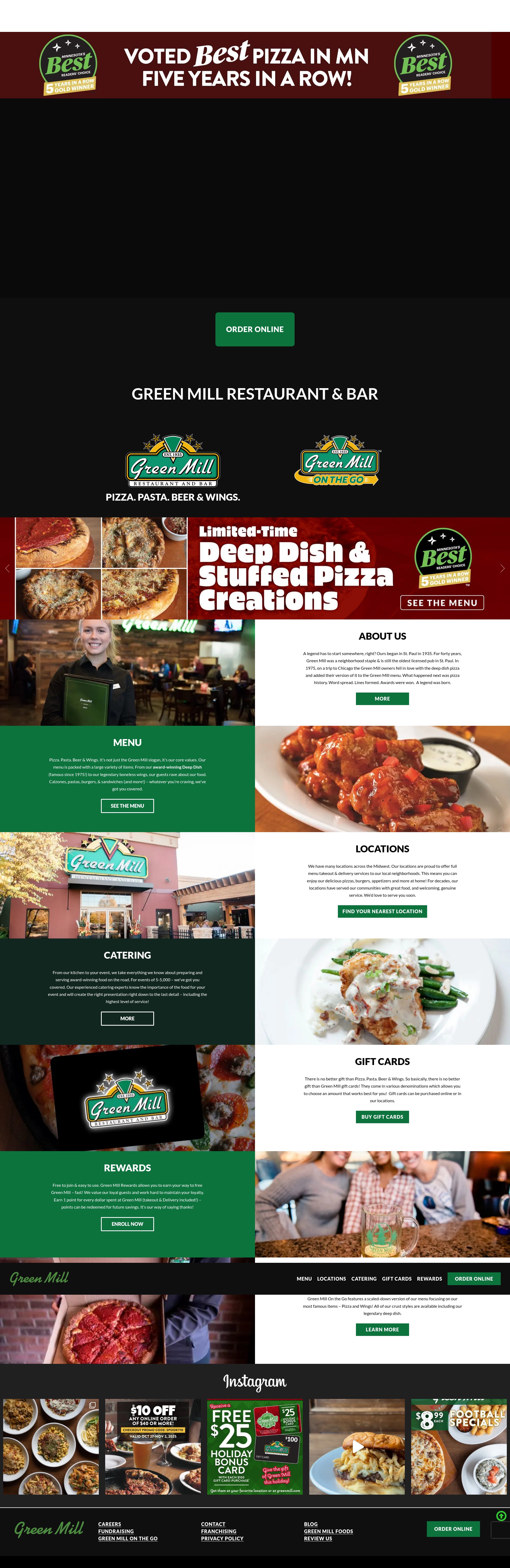 Screenshot of www.greenmill.com