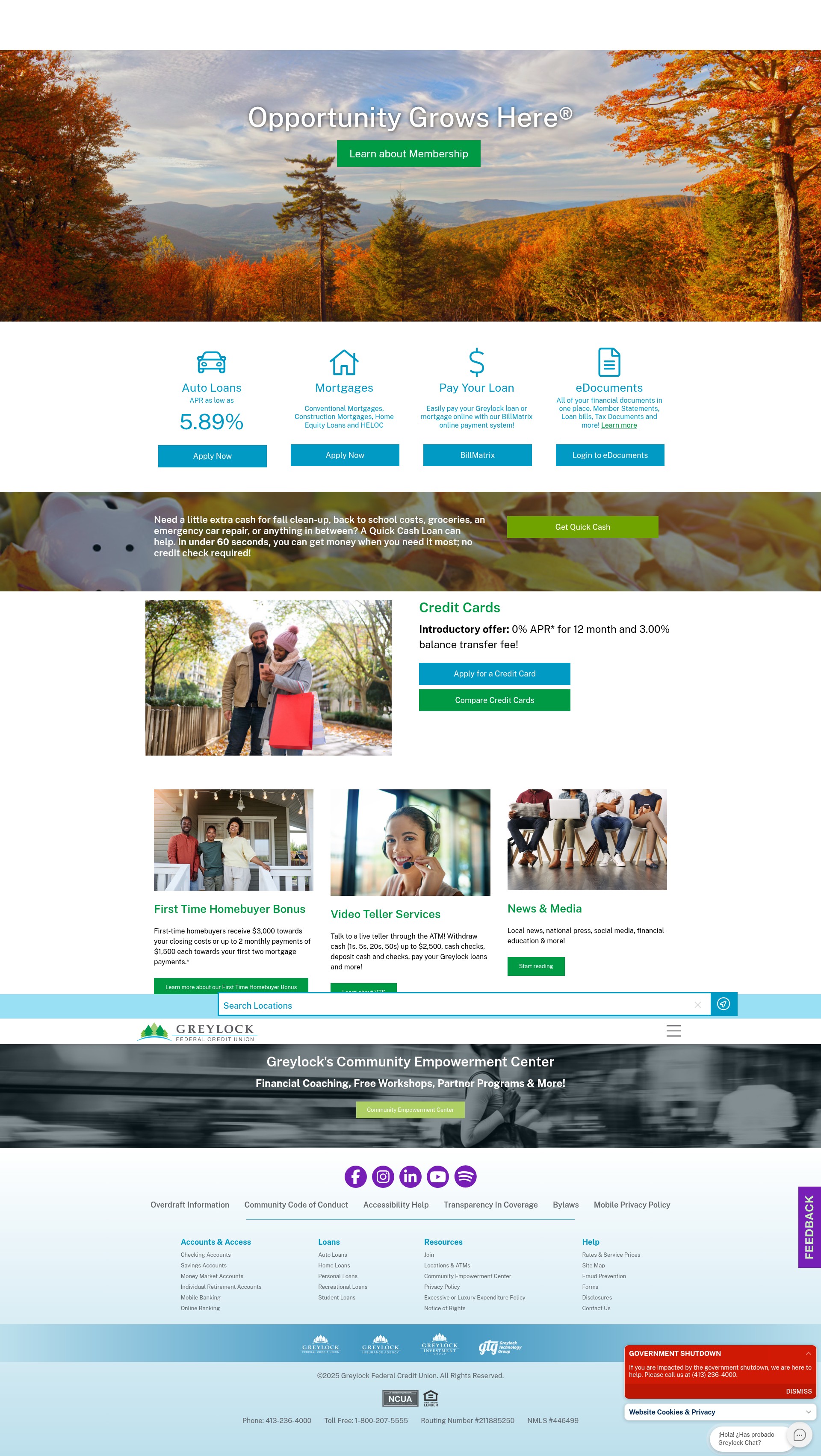 Screenshot of www.greylock.org