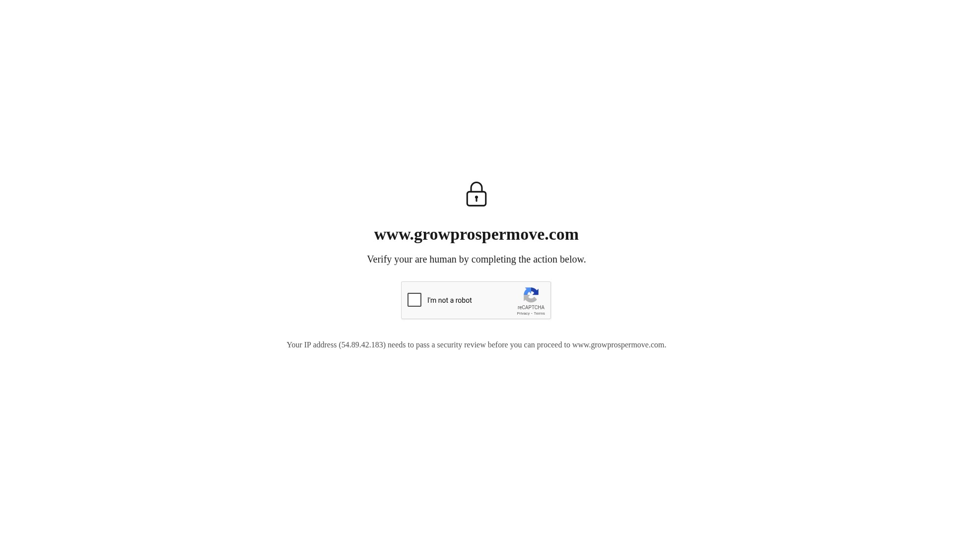 Screenshot of www.growprospermove.com