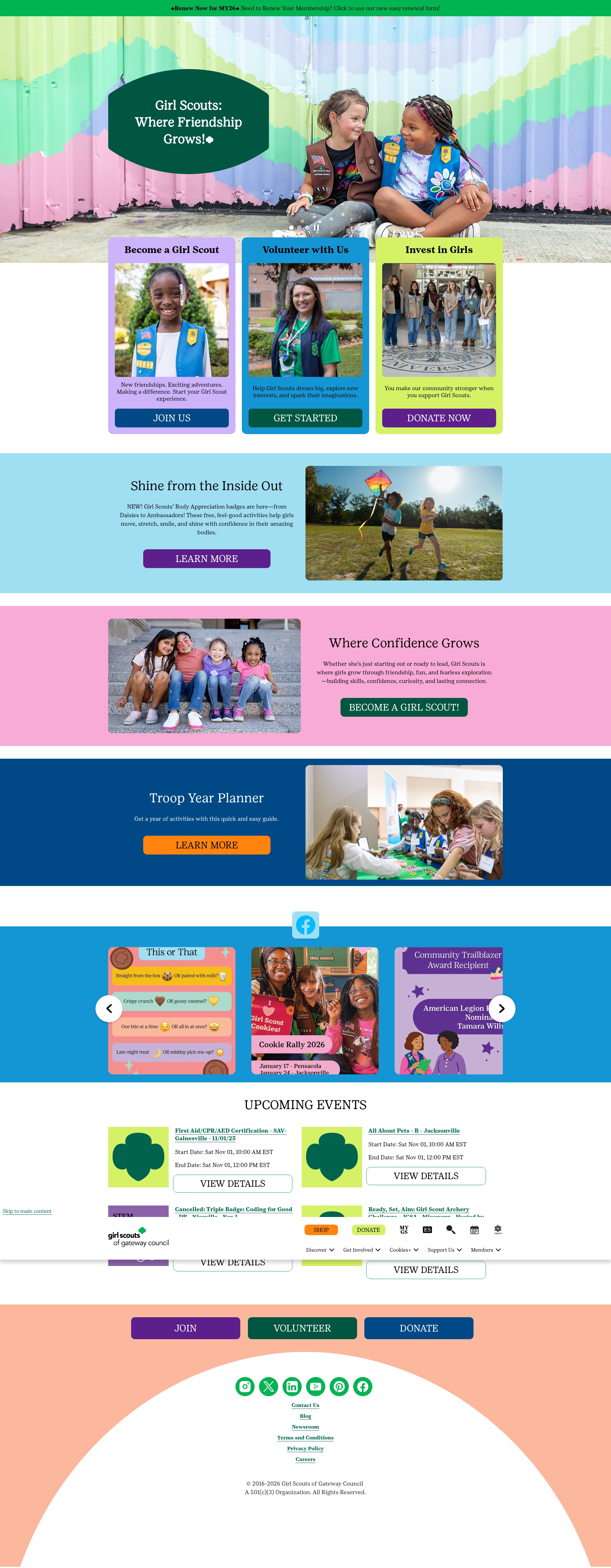 Screenshot of www.gsgateway.org