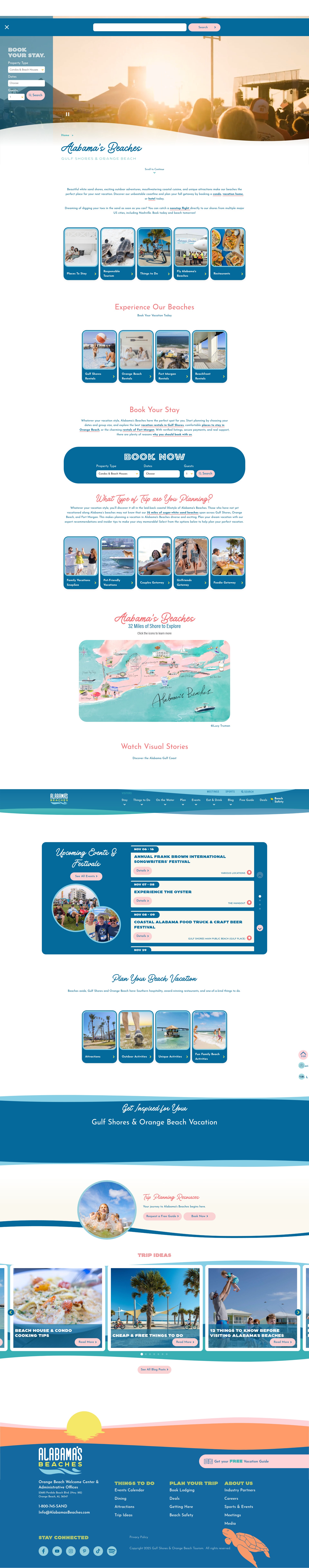 Screenshot of www.gulfshores.com