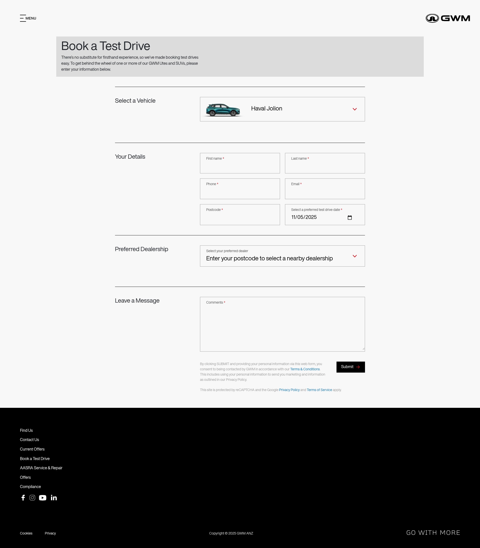 Screenshot of www.gwmanz.com