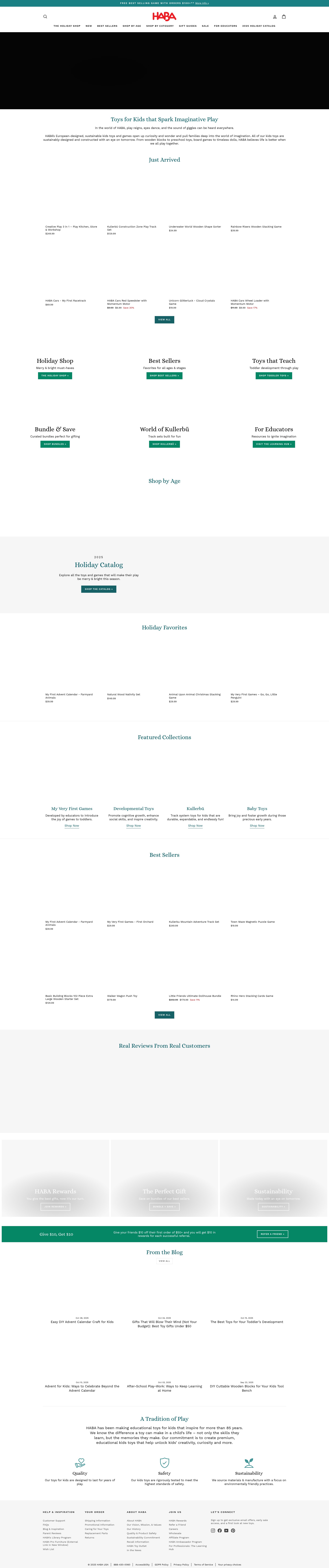 Screenshot of www.habausa.com