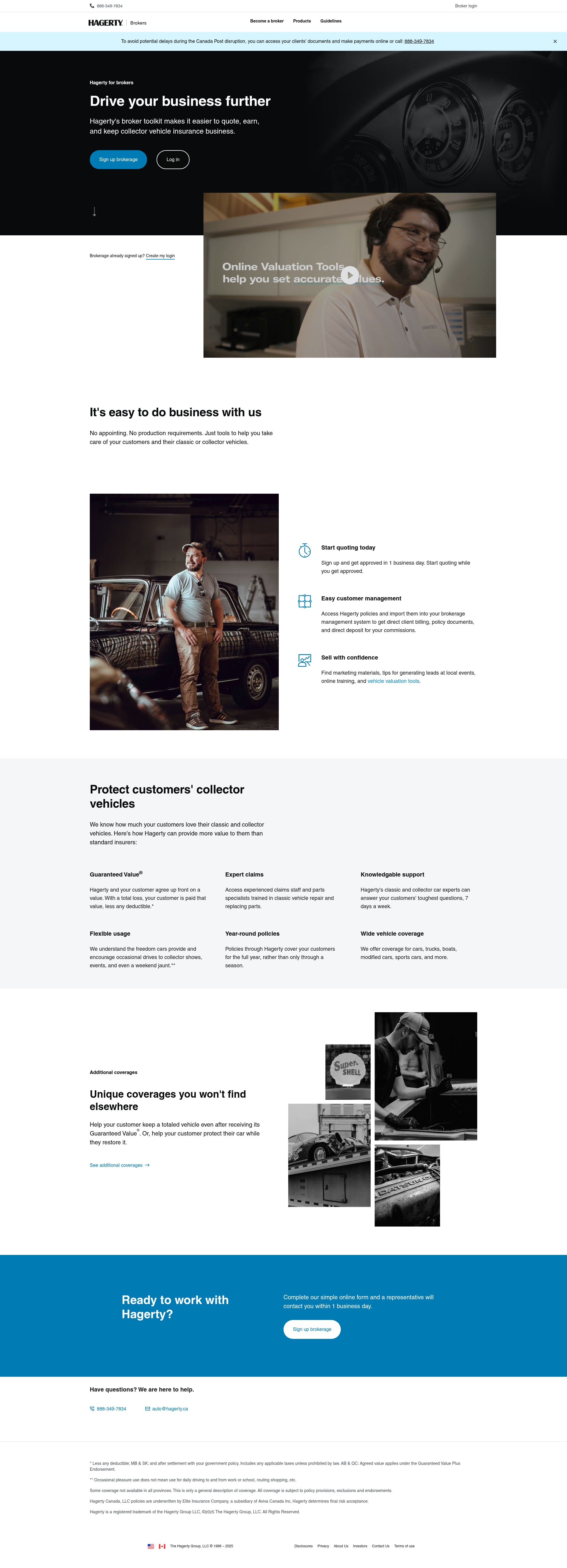 Screenshot of www.hagerty.ca
