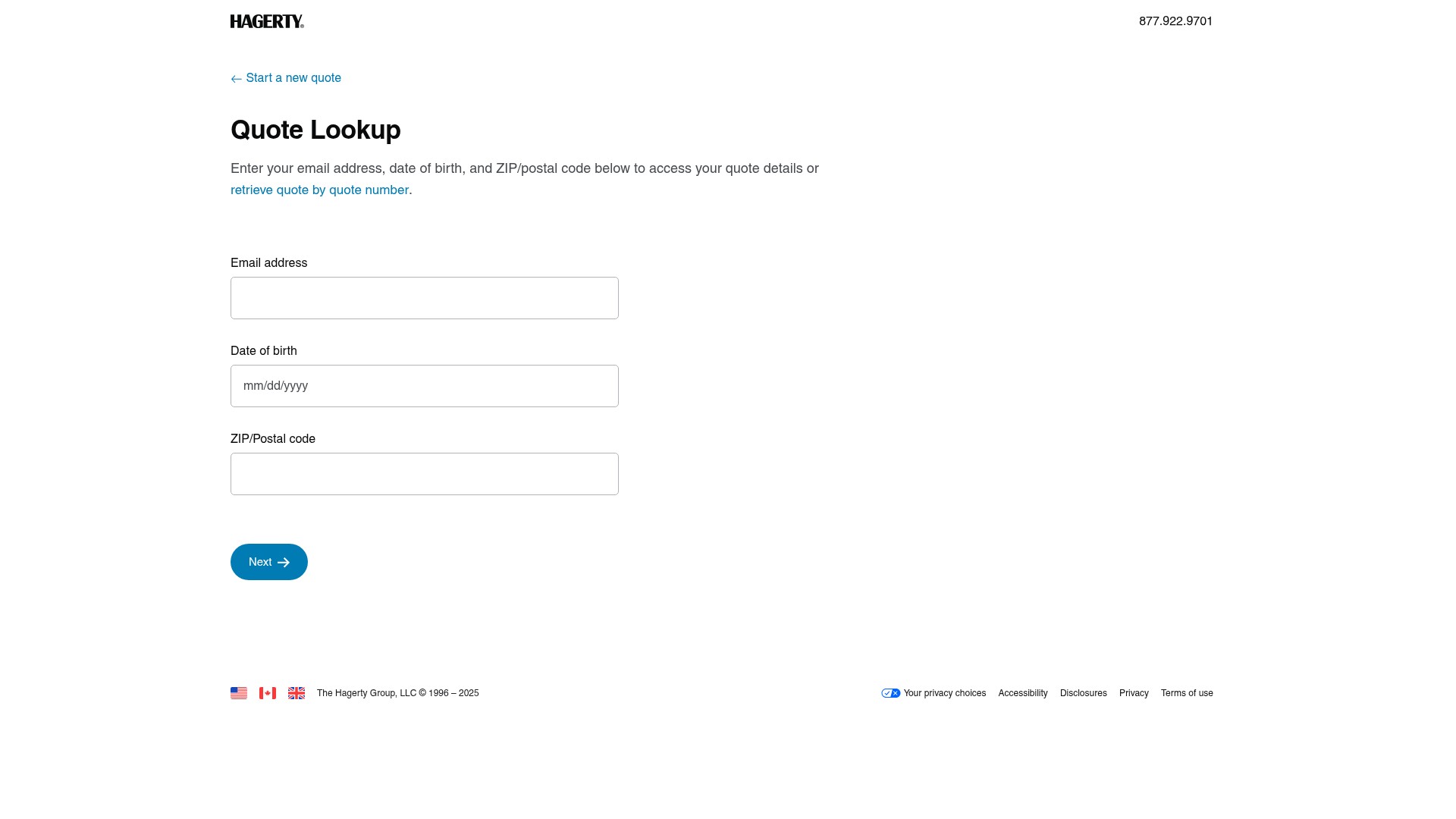 Screenshot of www.hagerty.com