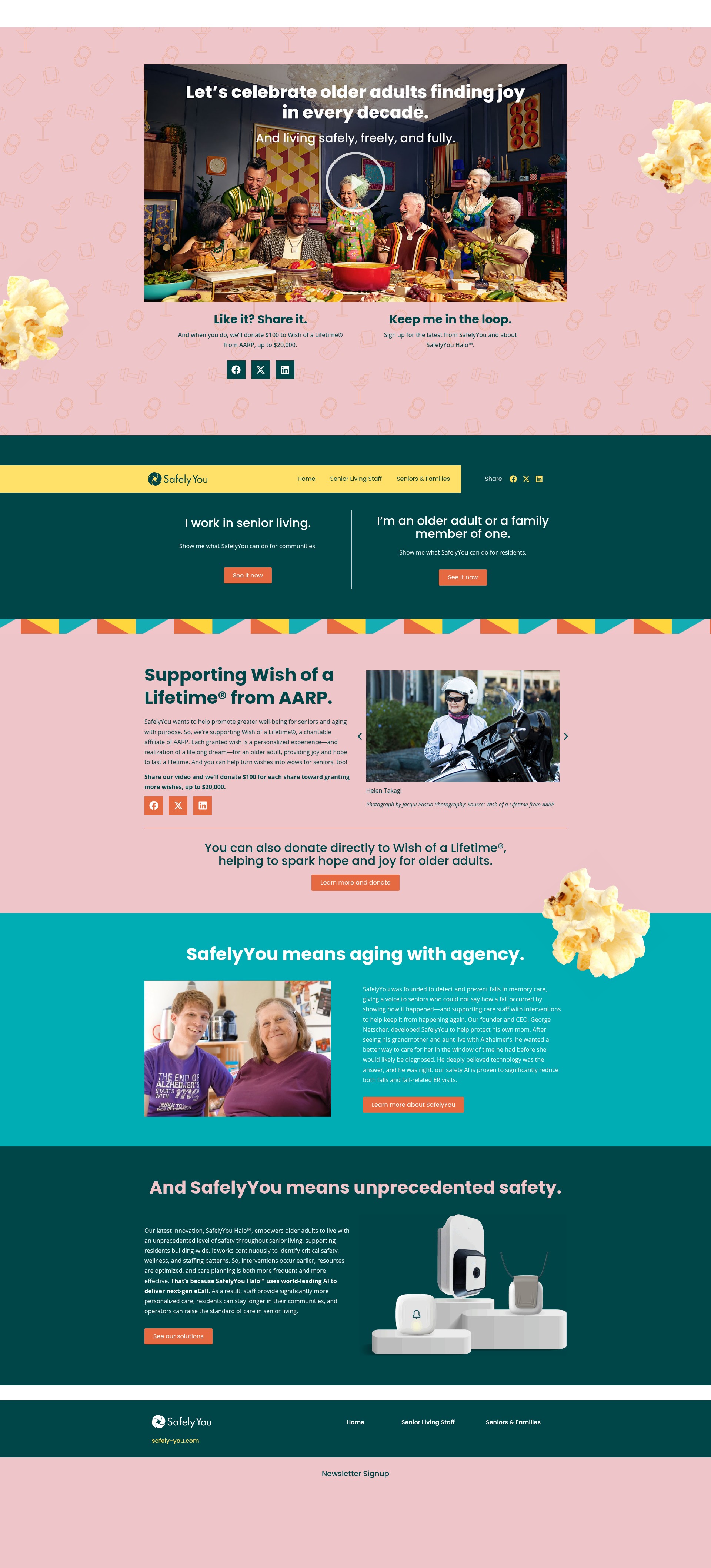 Screenshot of www.haloempowersseniors.com