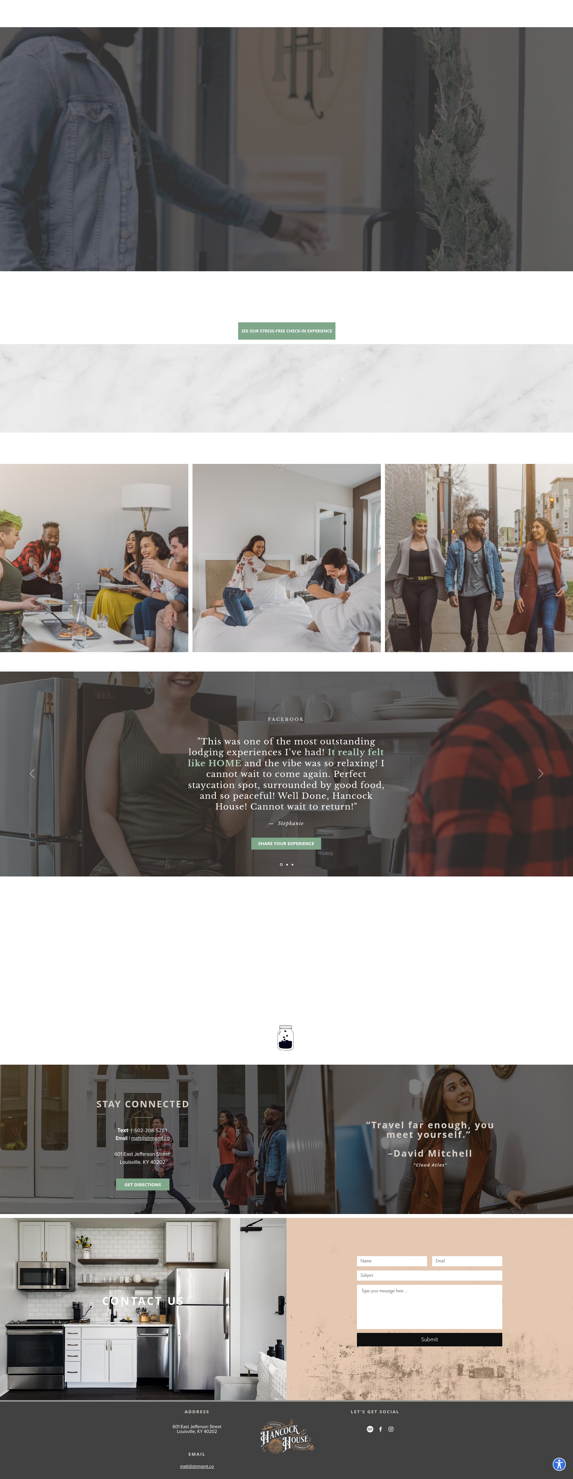 Screenshot of www.hancockhouselouisville.com