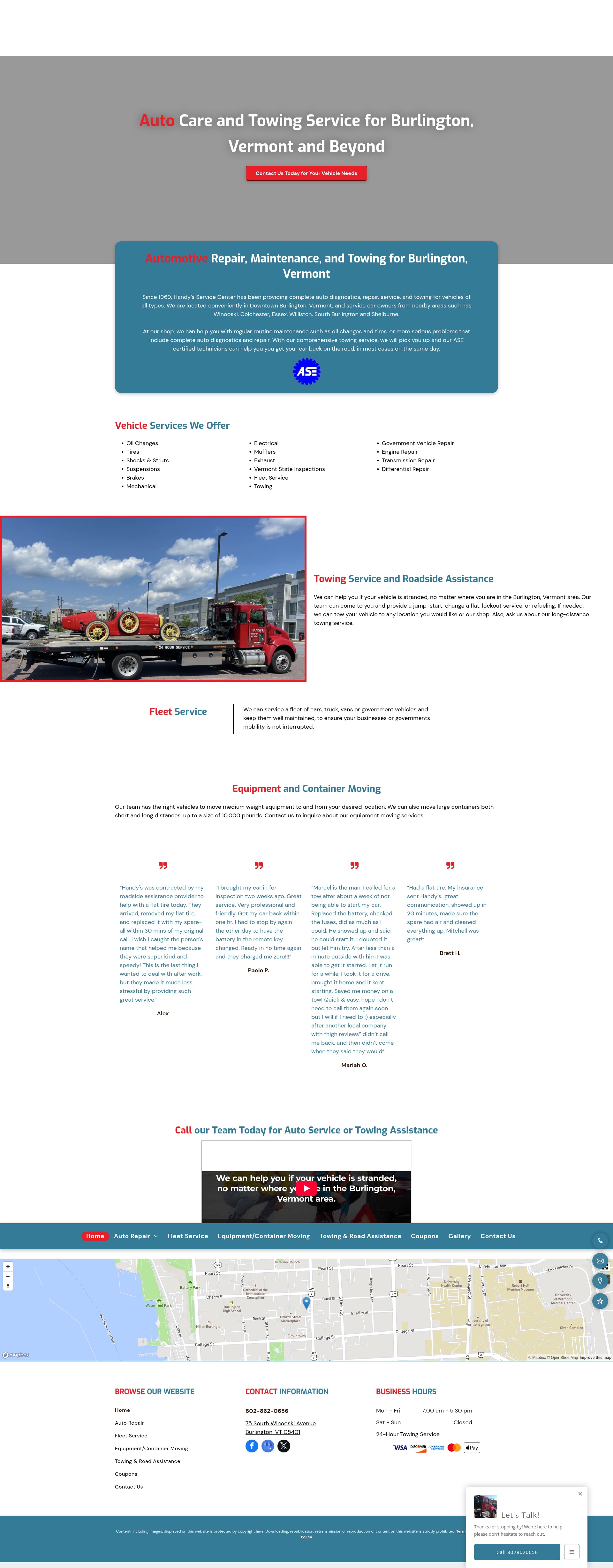 Screenshot of www.handysservicecenterus.com