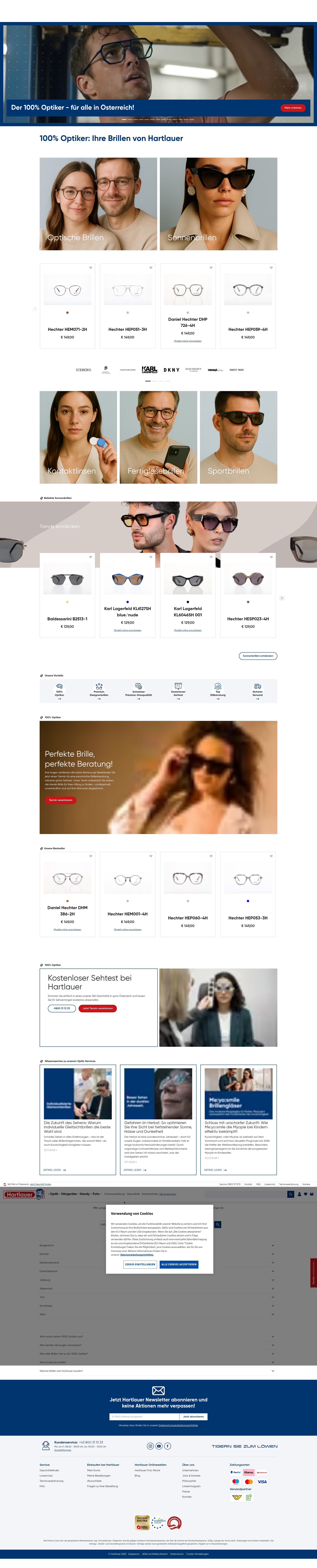 Screenshot of www.hartlauer.at