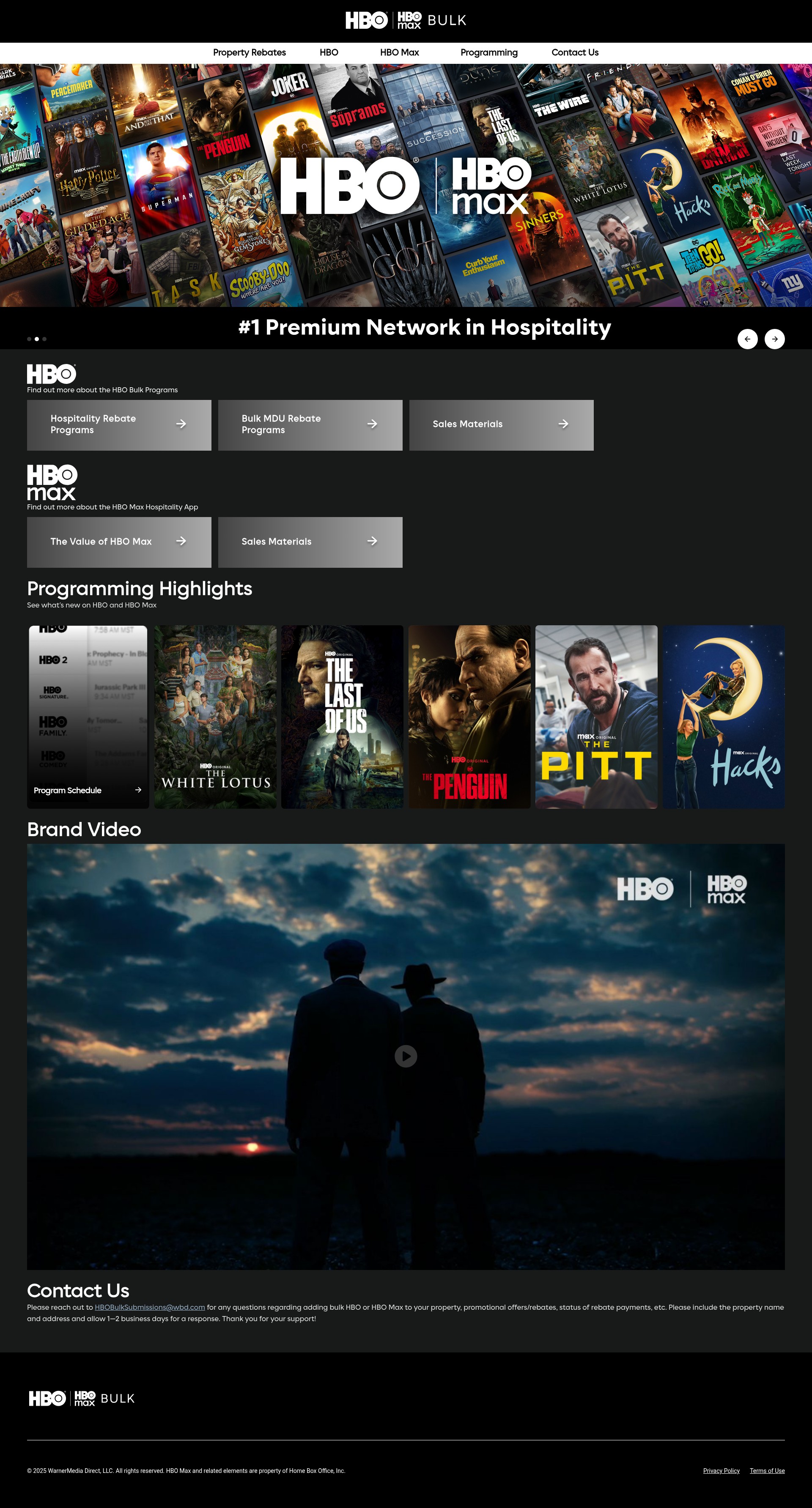 Screenshot of www.hbobulk.com
