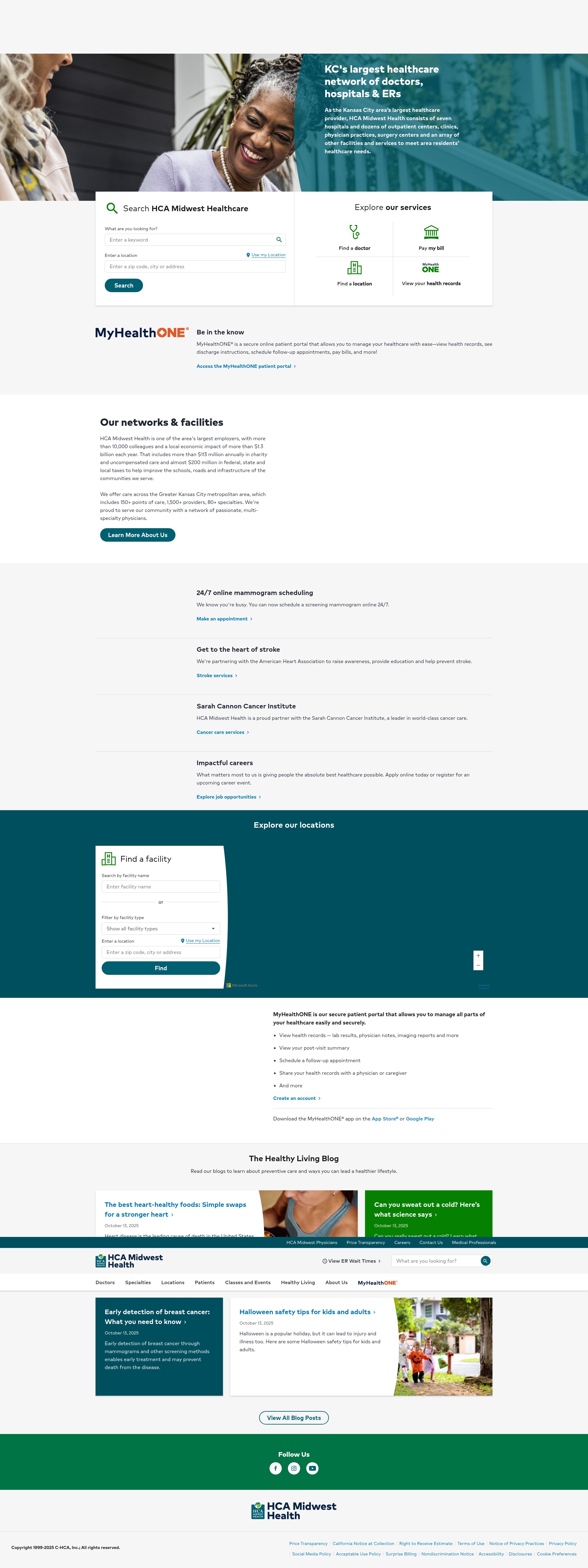 Screenshot of www.hcamidwest.com