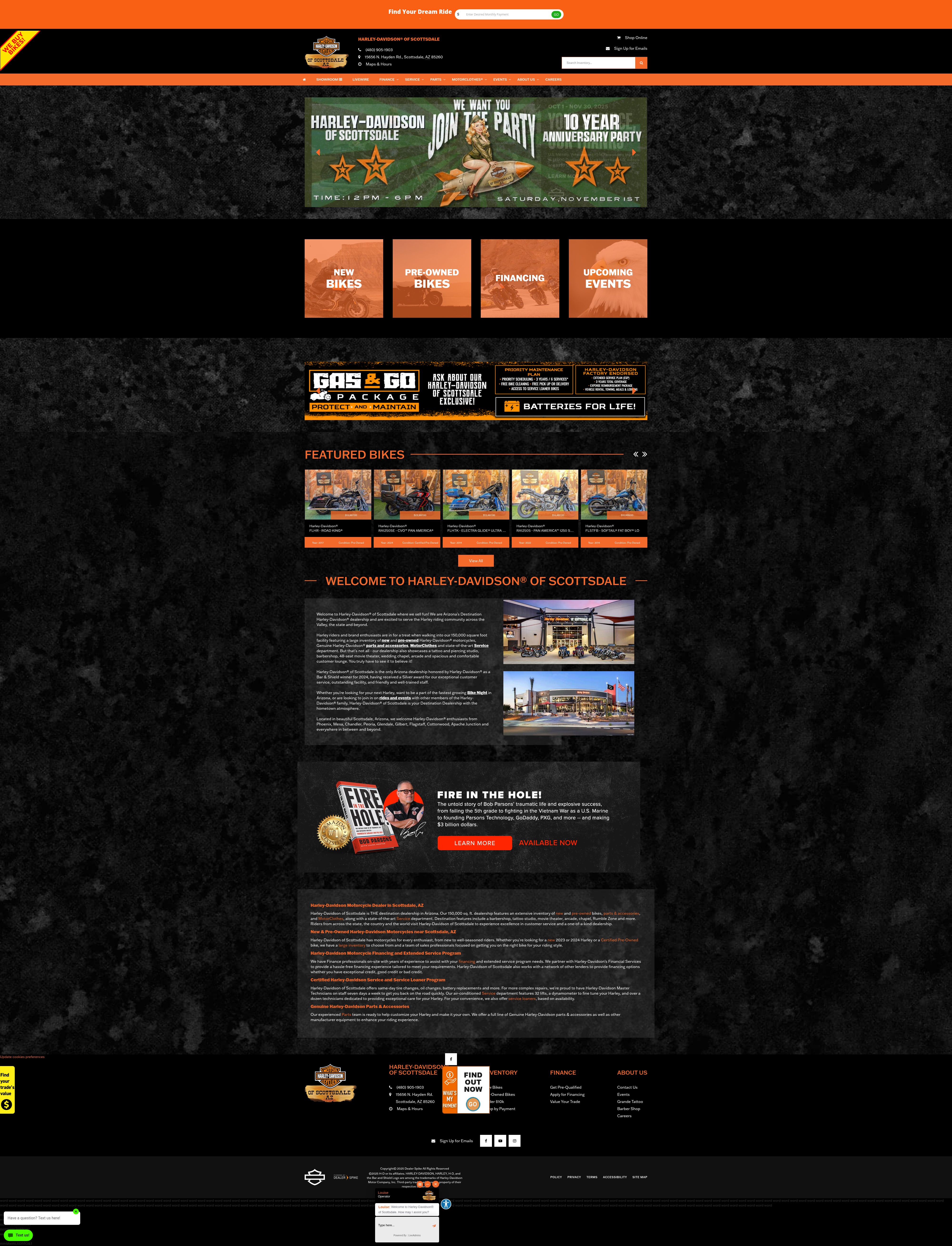 Screenshot of www.hdofscottsdale.com