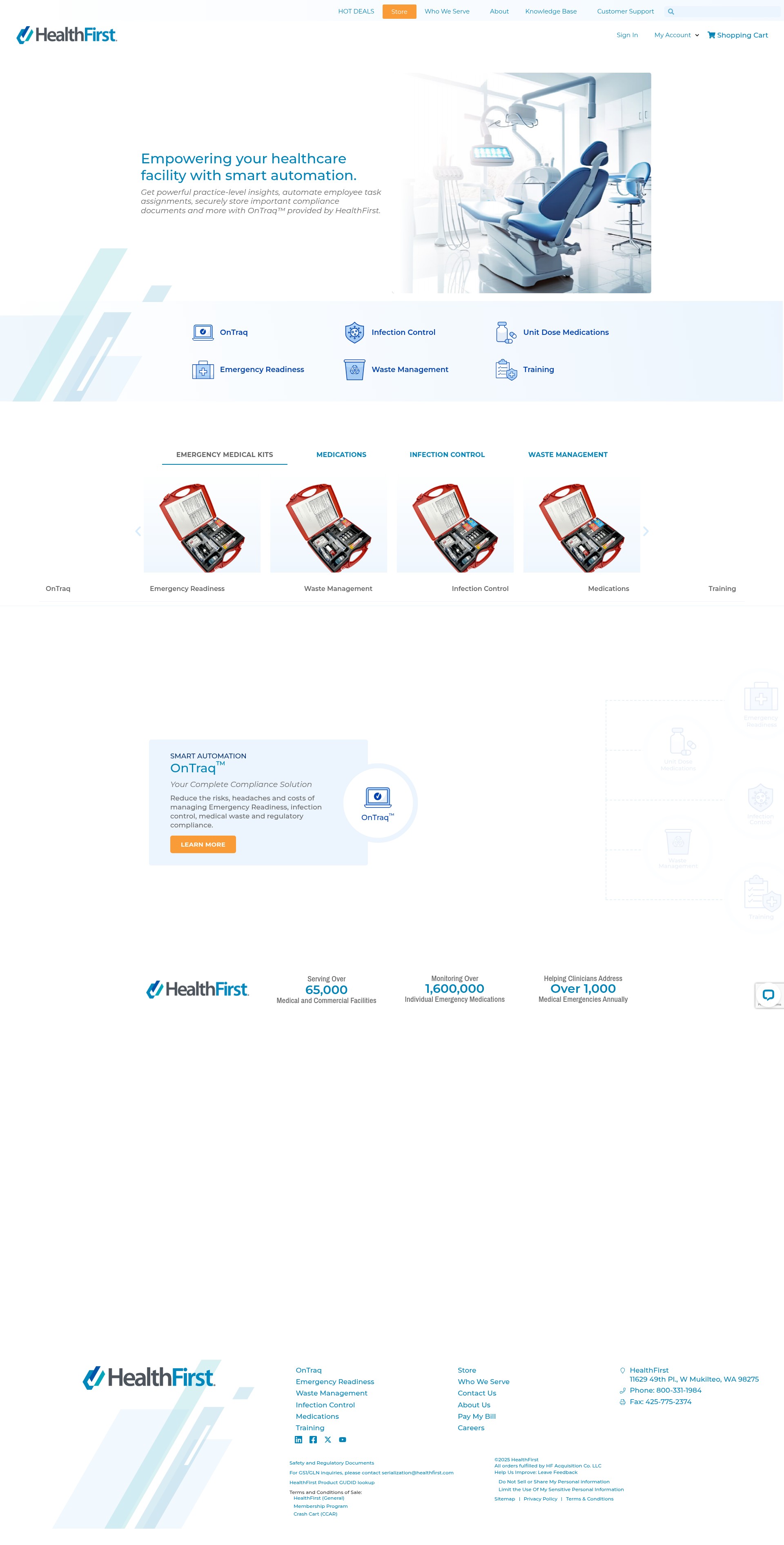 Screenshot of www.healthfirst.com