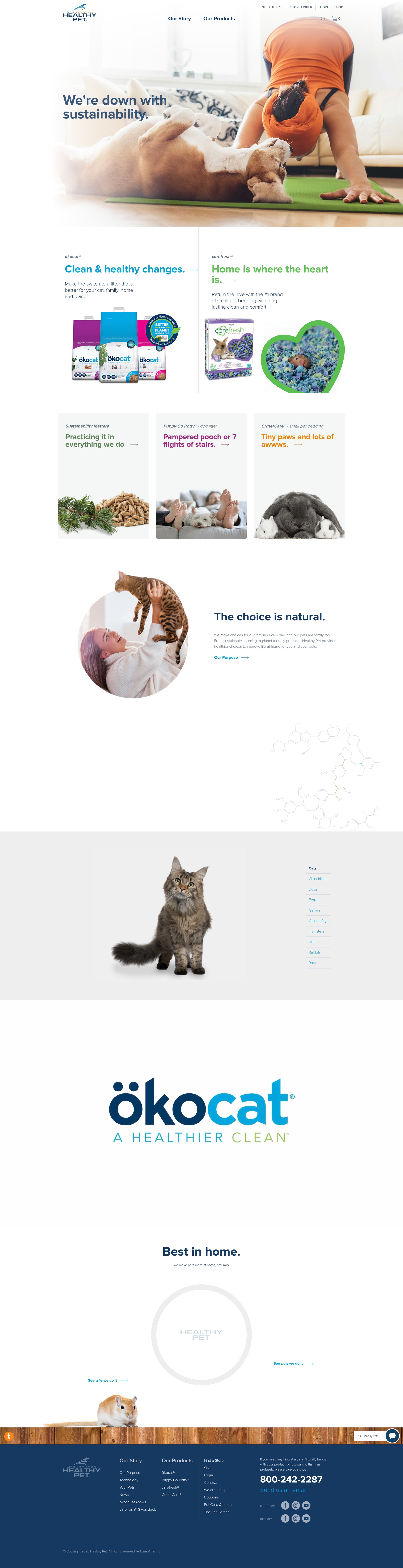 Screenshot of www.healthy-pet.com