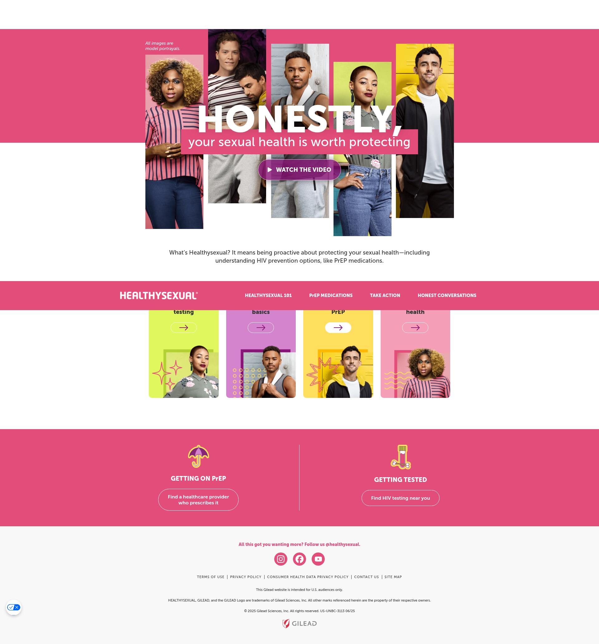 Screenshot of www.healthysexuals.com