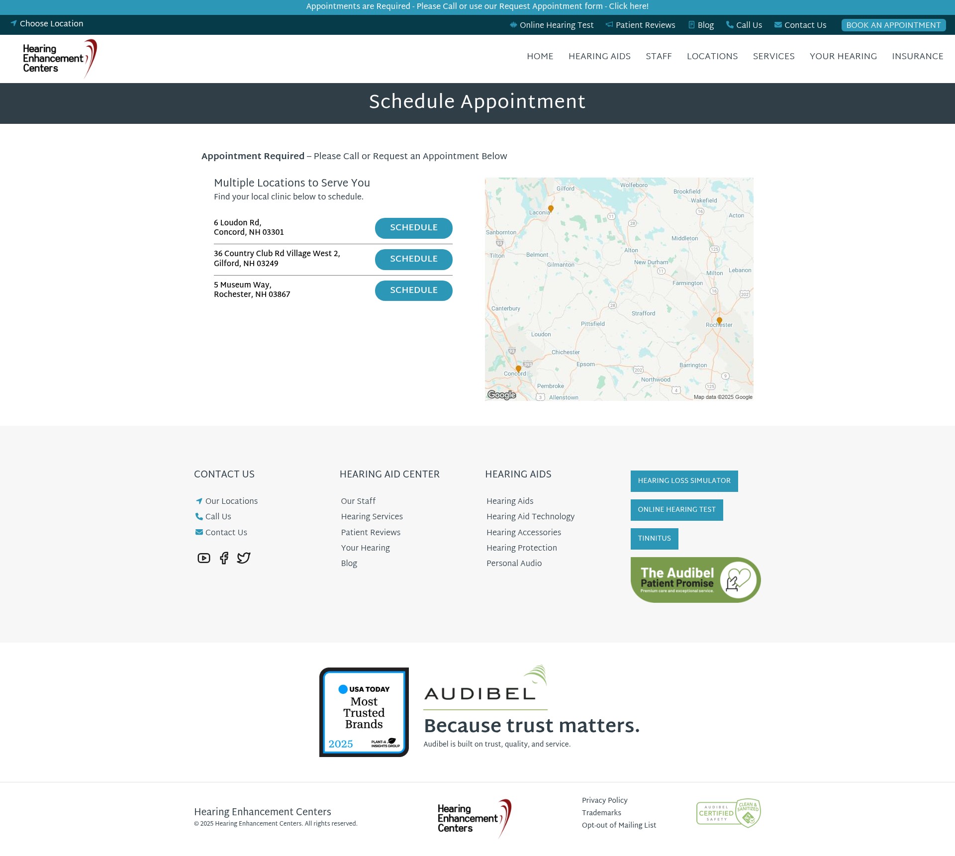 Screenshot of www.hearclearnow.com