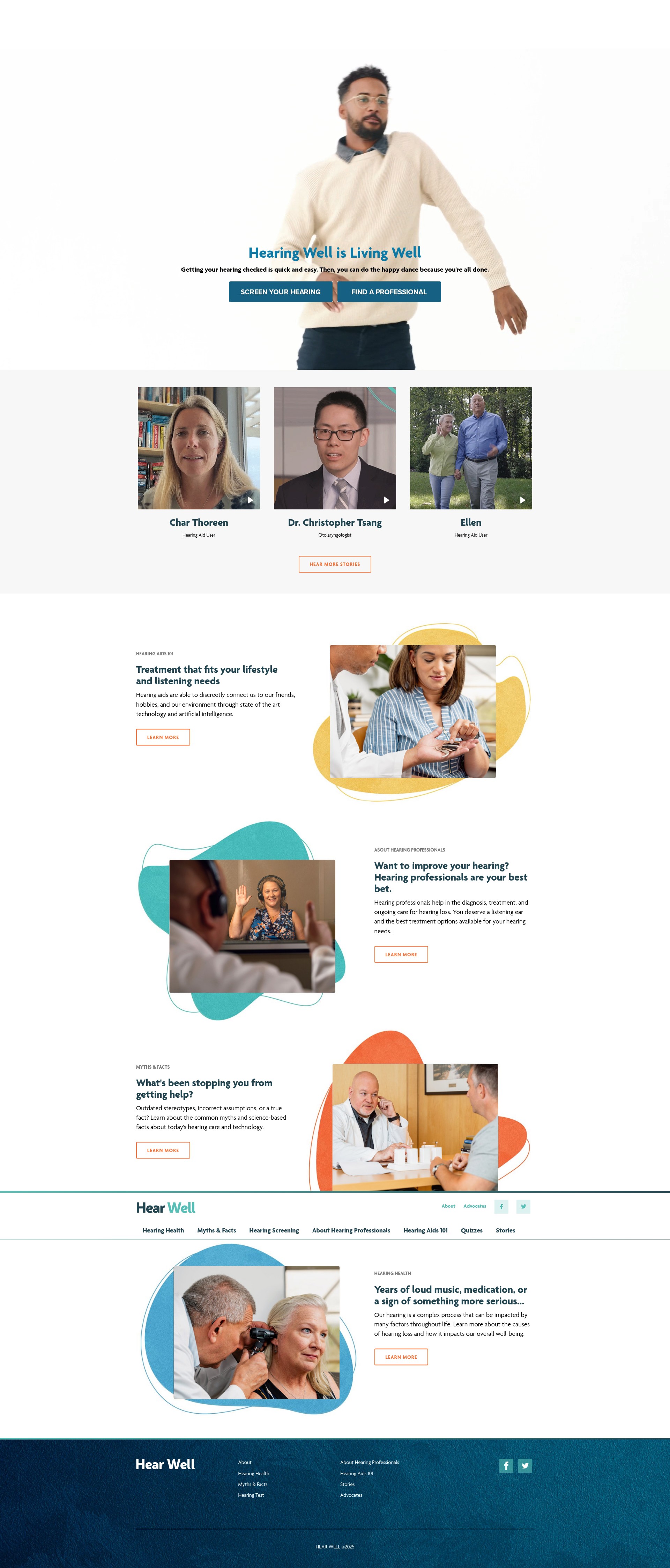 Screenshot of www.hearing.org