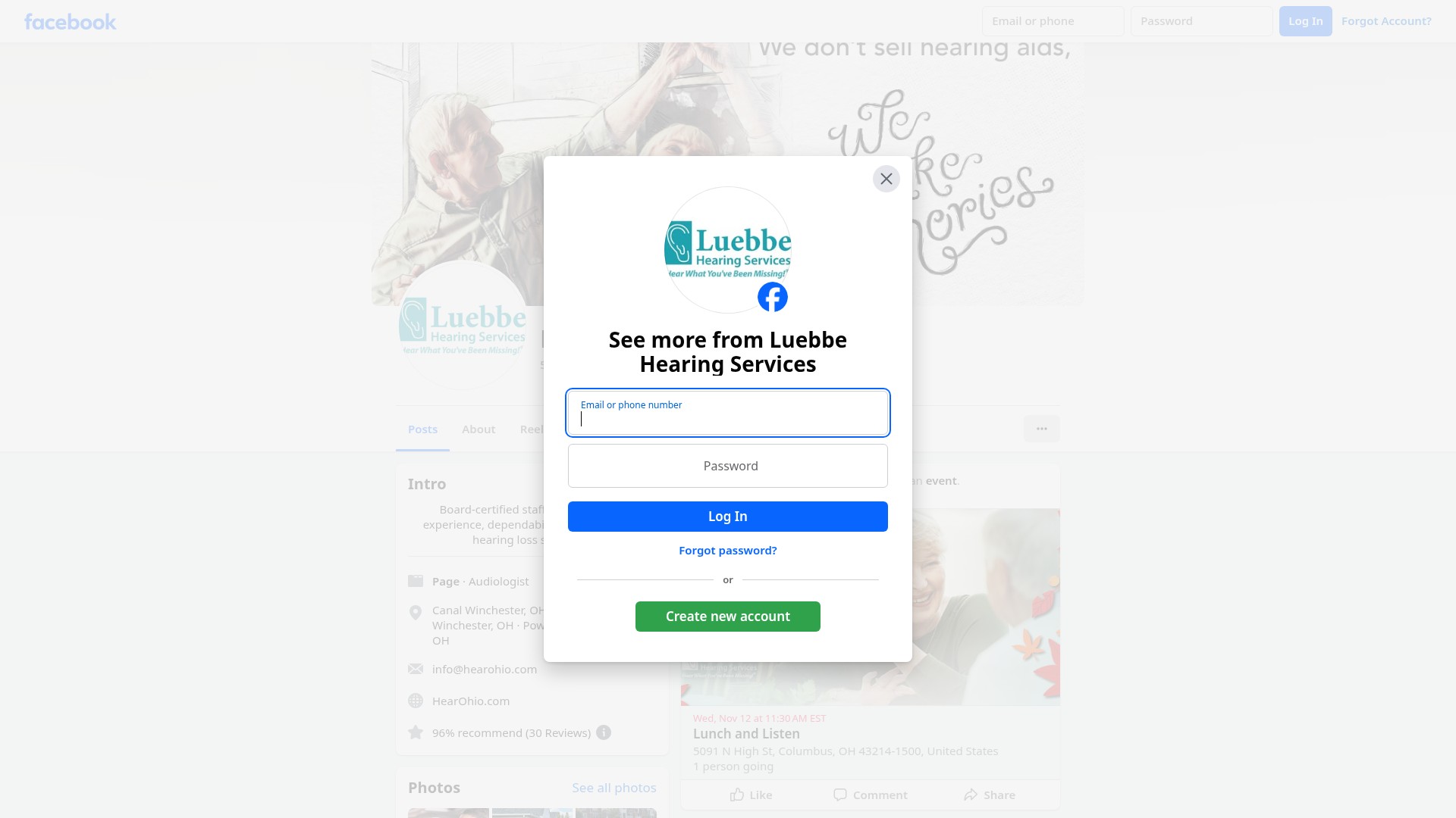 Screenshot of www.hearohio.com
