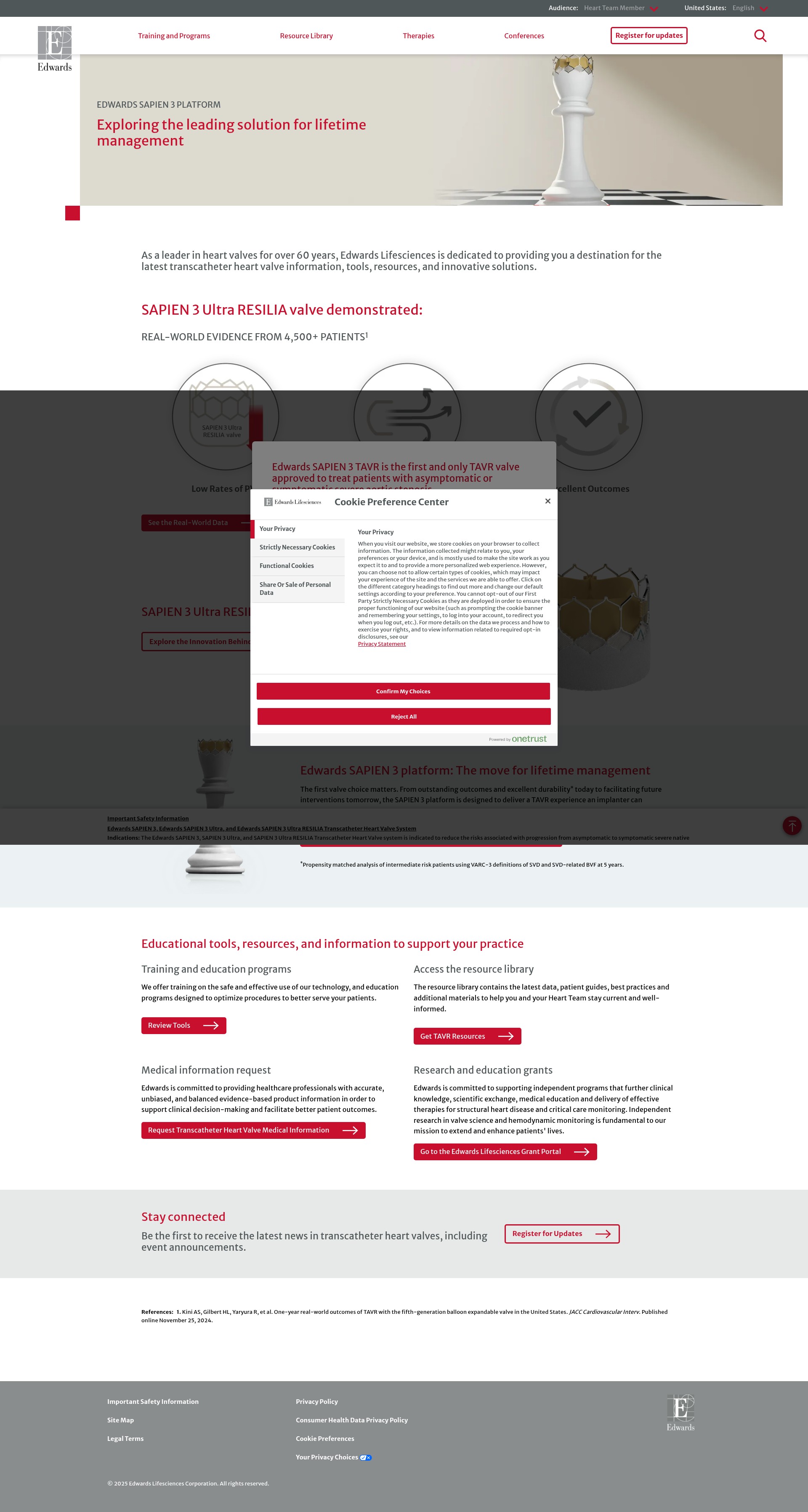 Screenshot of www.heartvalves.com