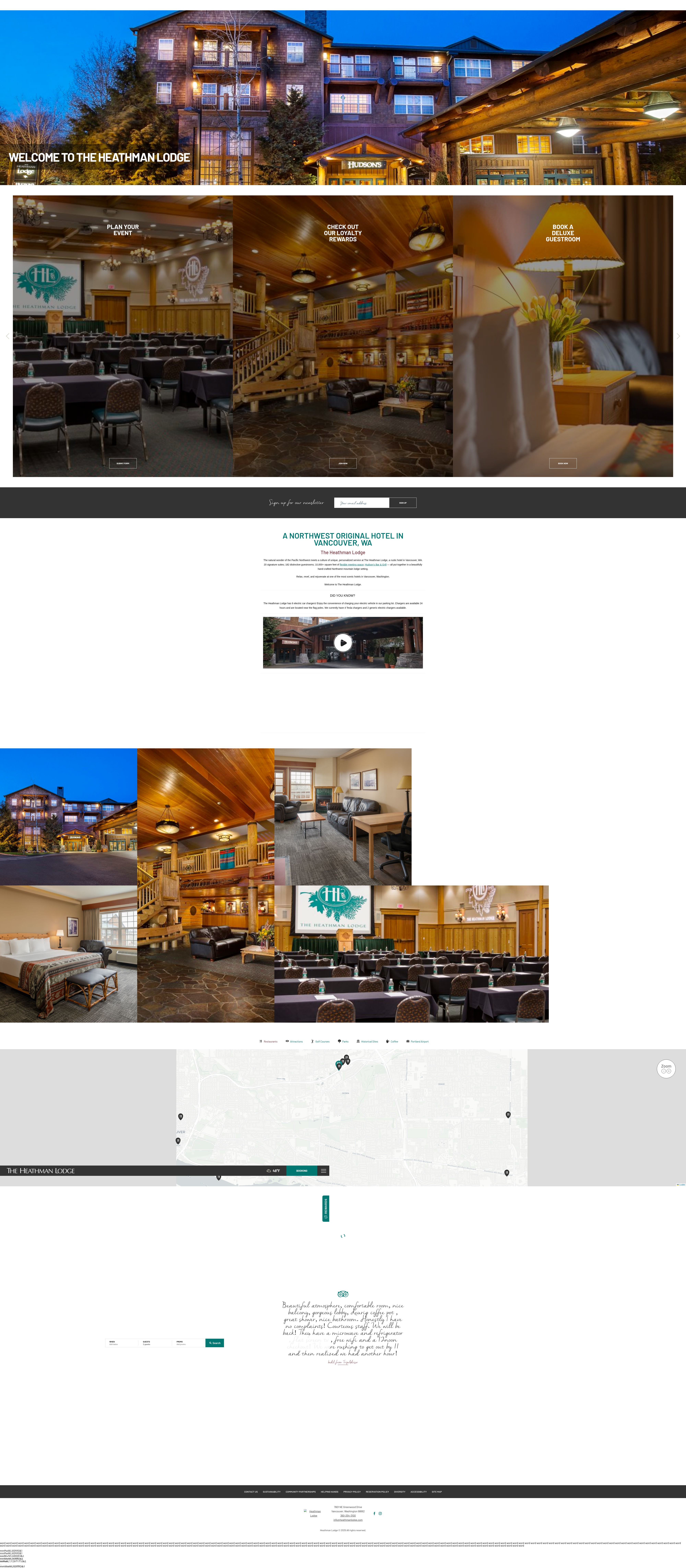 Screenshot of www.heathmanlodge.com