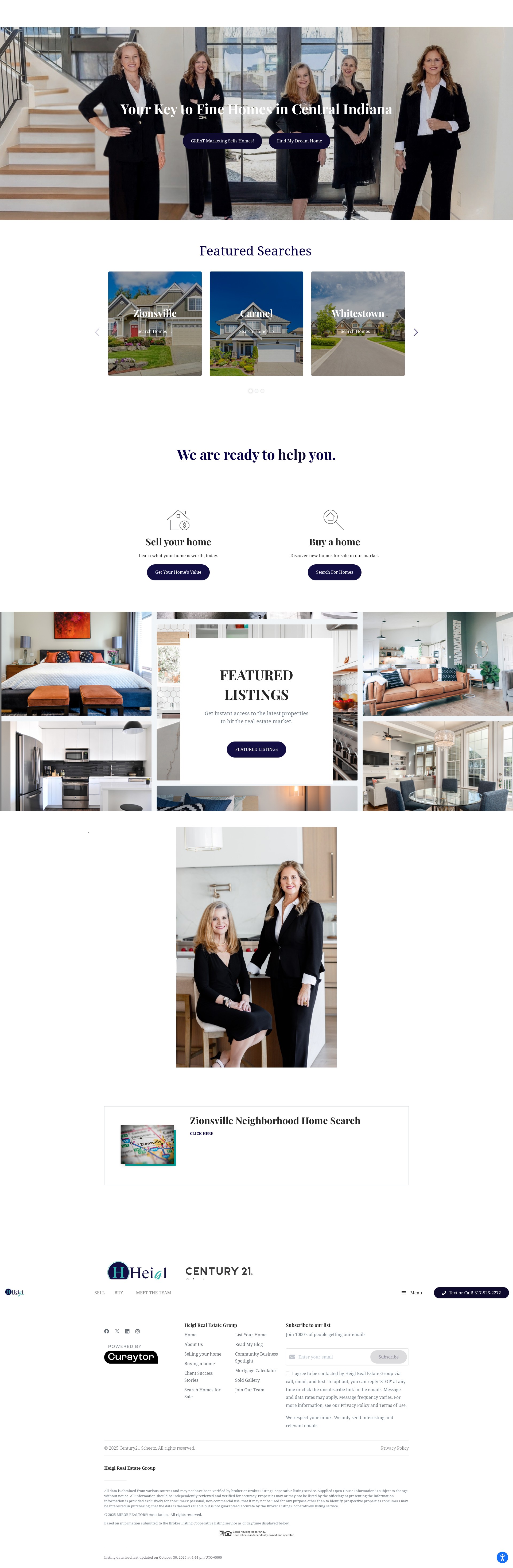 Screenshot of www.heiglrealestate.com