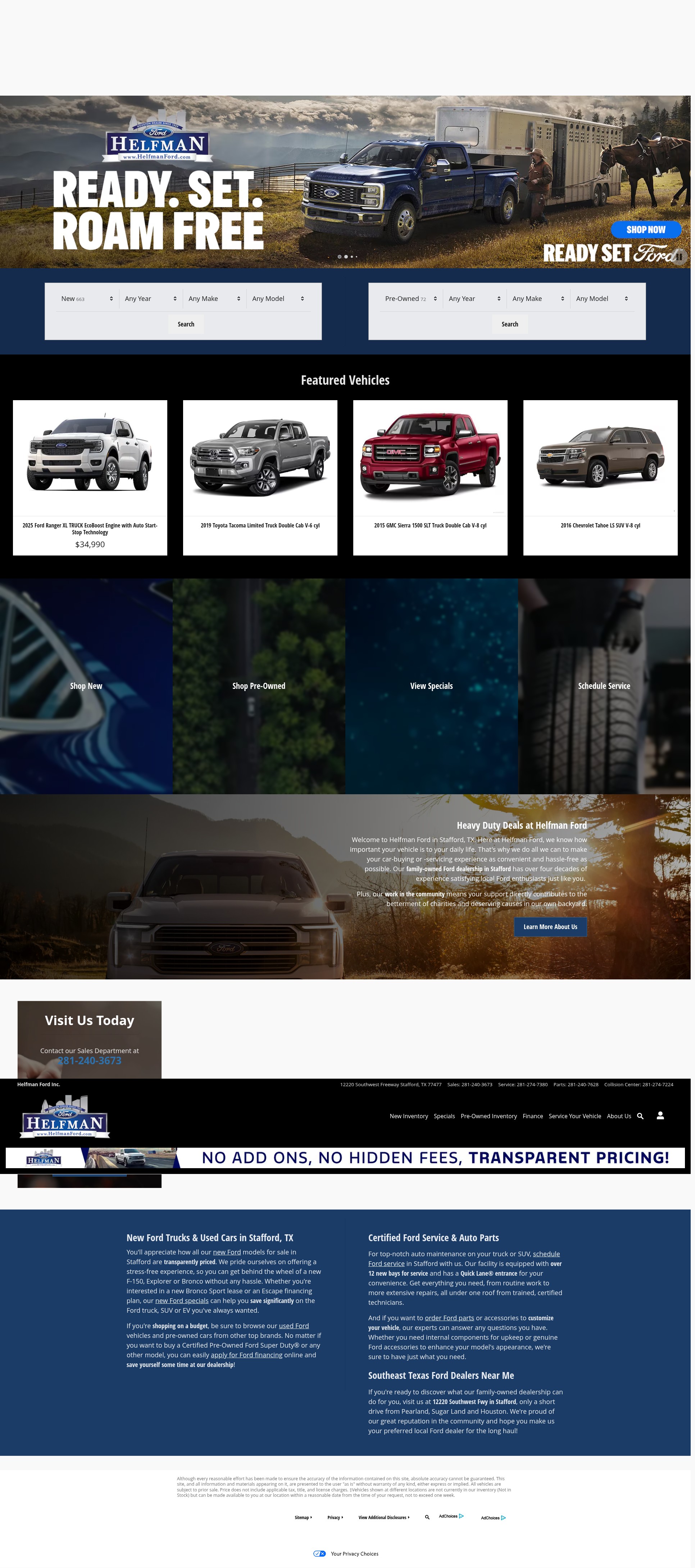 Screenshot of www.helfmanford.net