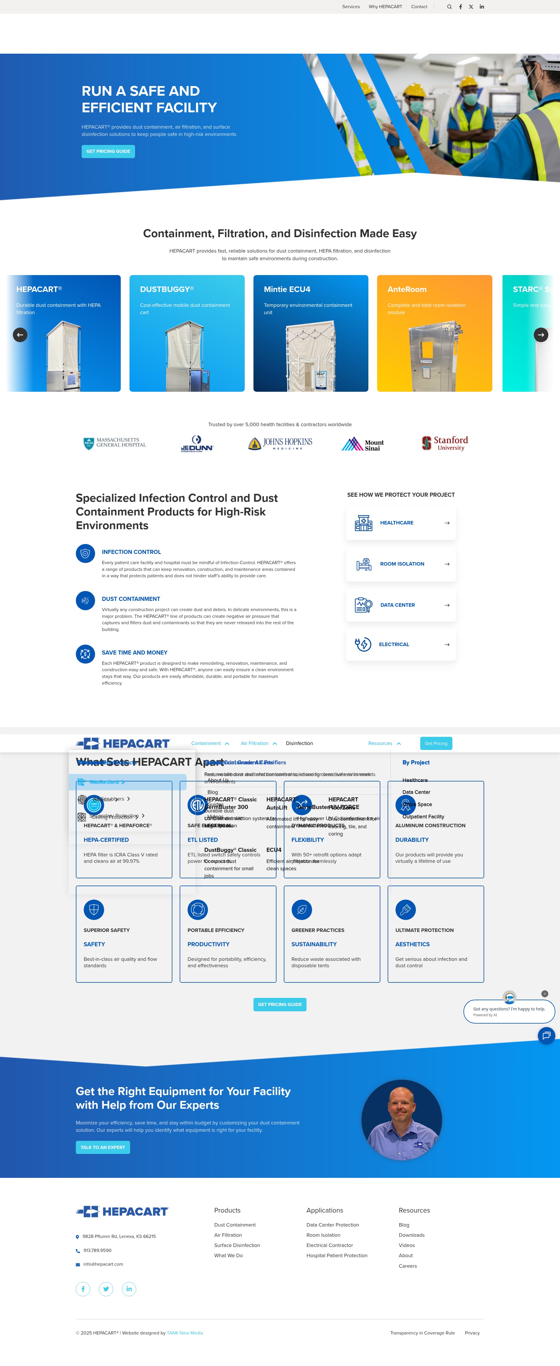 Screenshot of www.hepacart.com