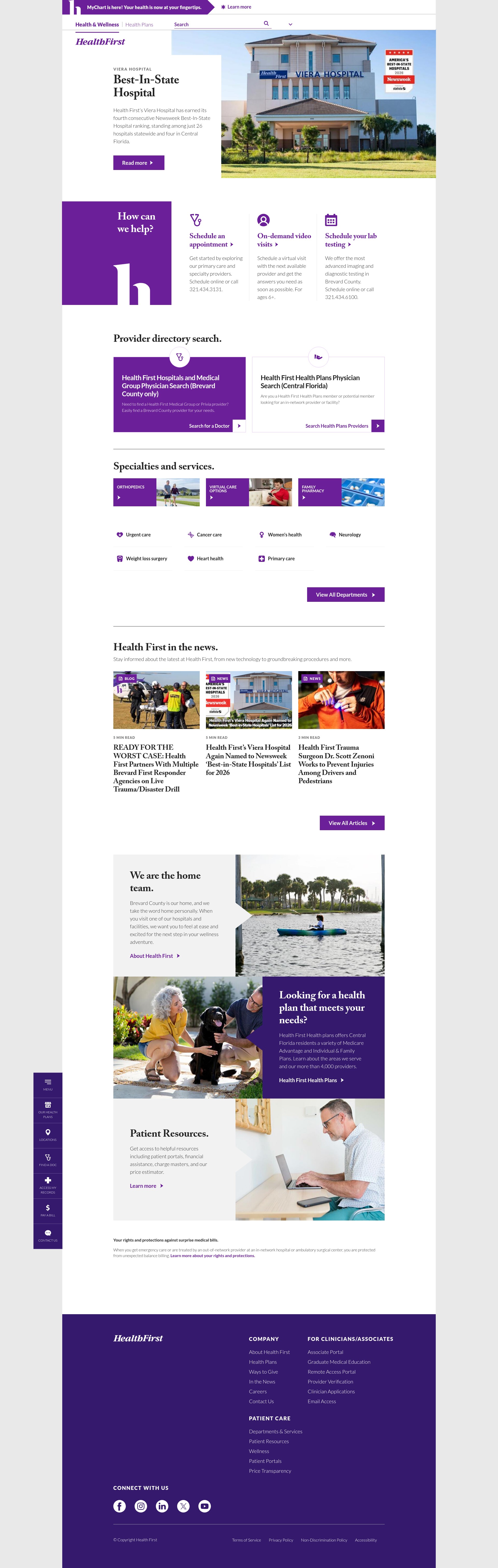 Screenshot of www.hf.org