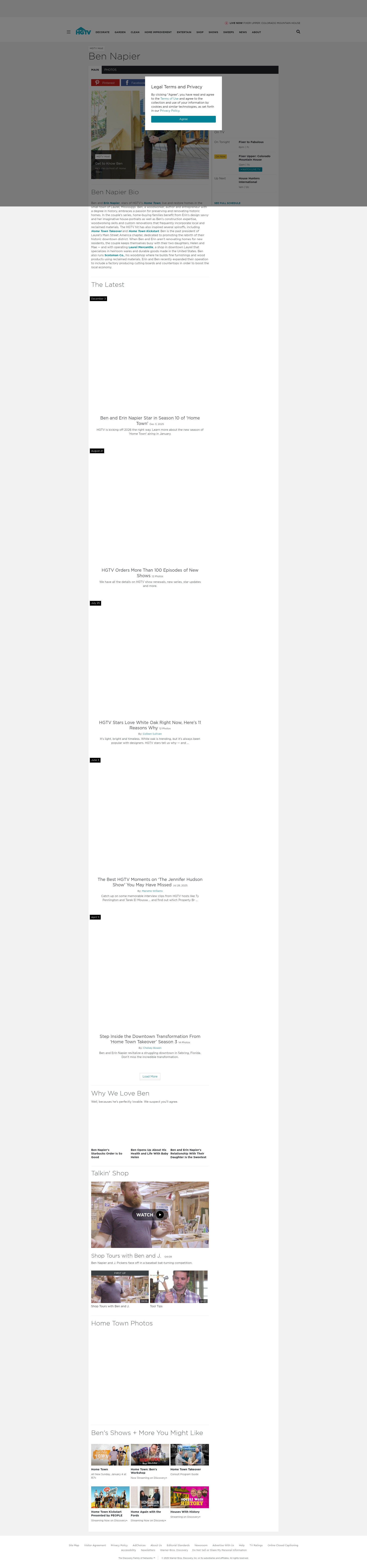 Screenshot of www.hgtv.com