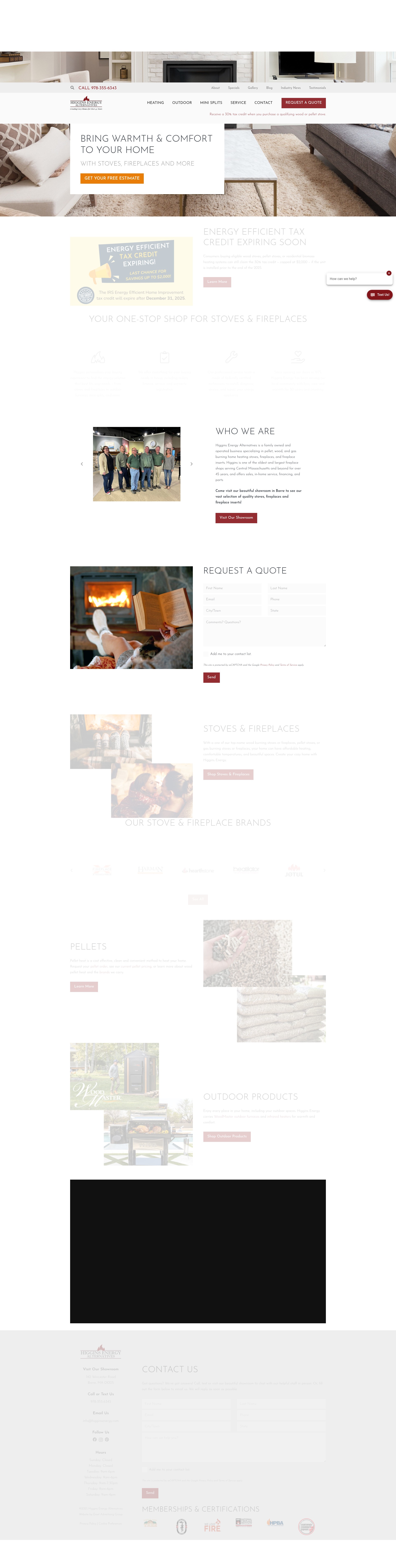 Screenshot of www.higginsenergy.com