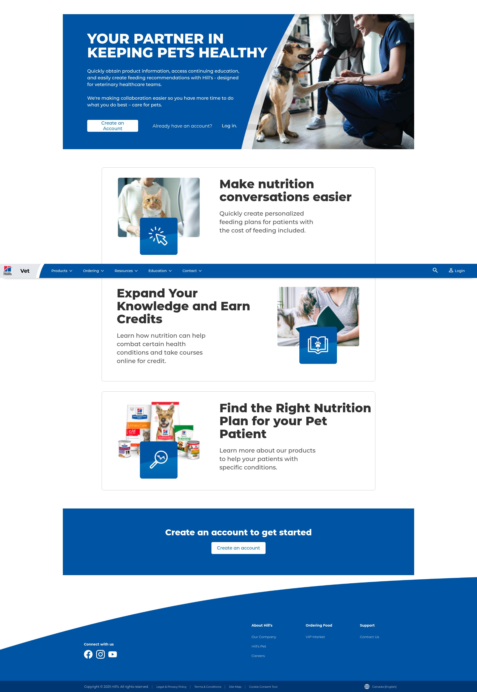 Screenshot of www.hillsvet.ca