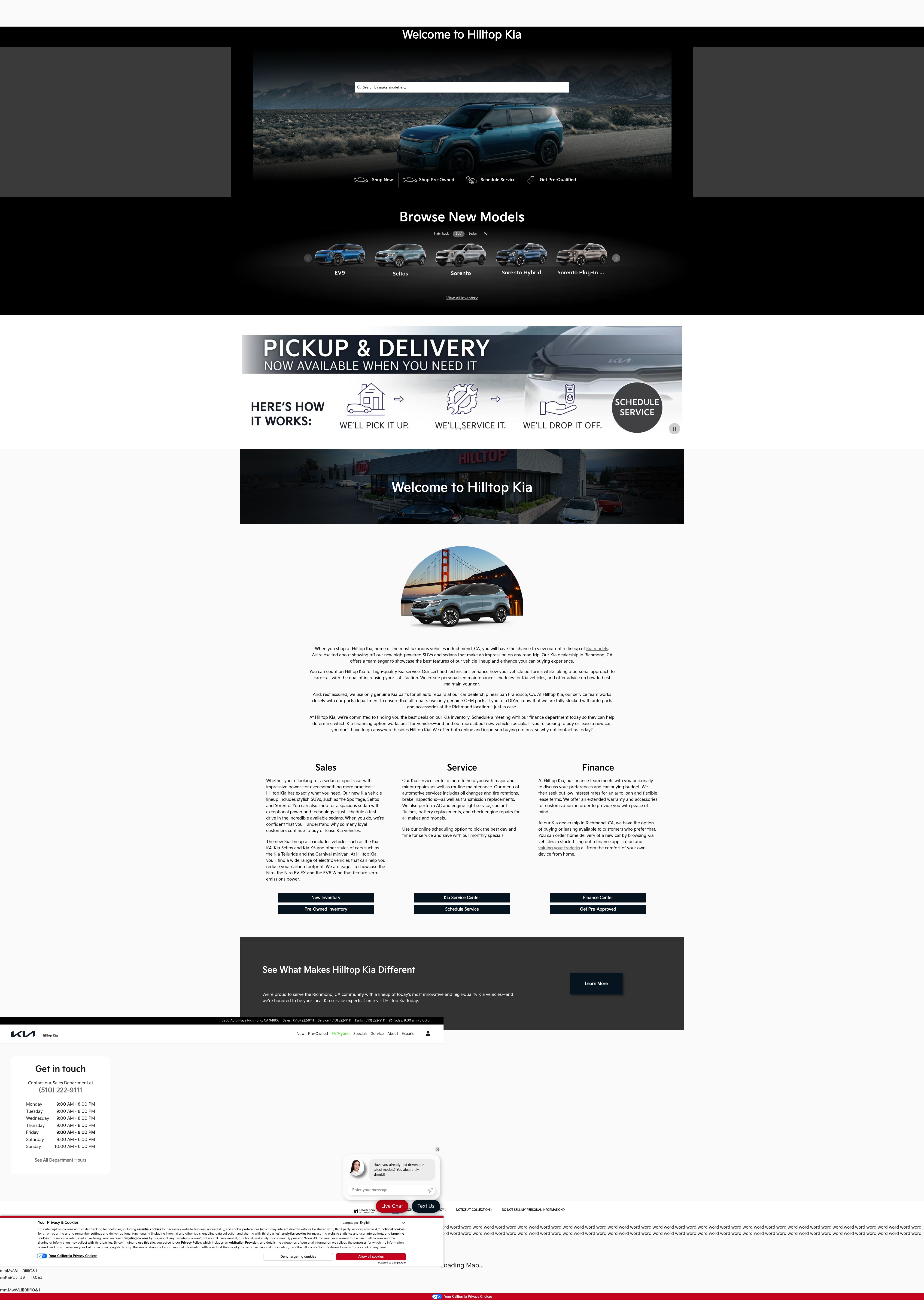 Screenshot of www.hilltopkia.com